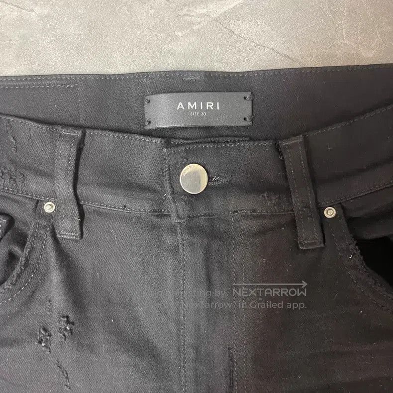 Amiri Amiri Black tattered big destruction pants Size US 30 / EU 46 - 5 Thumbnail