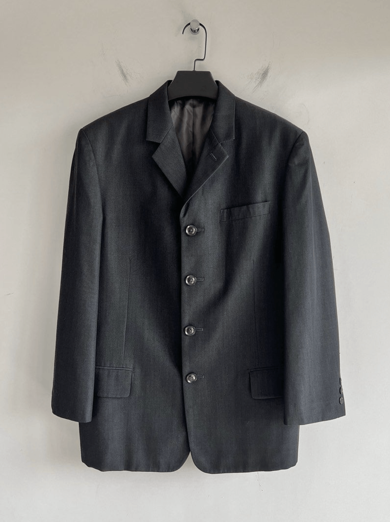 Yohji Yamamoto Y's for men YOHJI YAMAMOTO - 4BS Wrinkled Gabardine Jacket |  Grailed