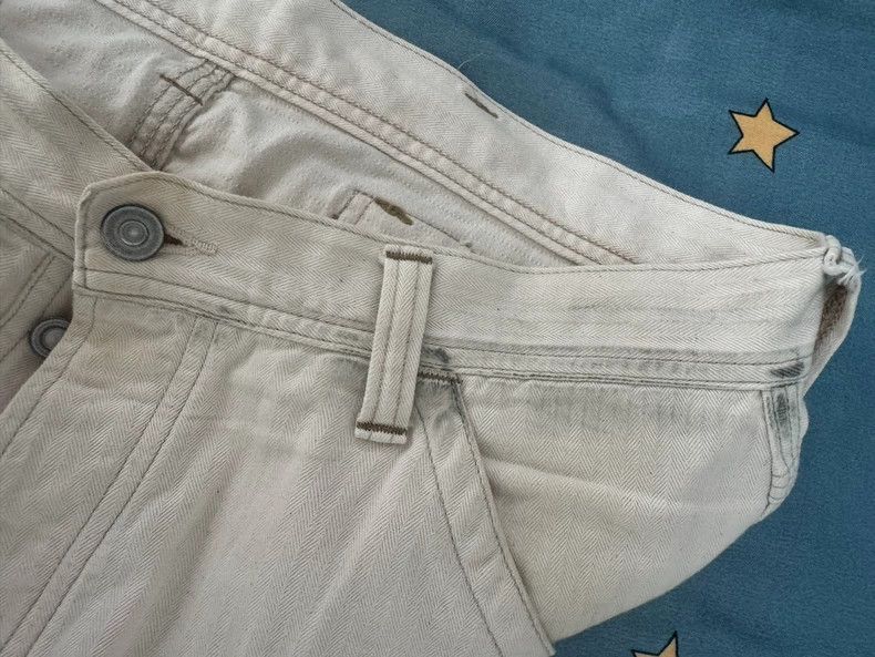 Freewheelers Freewheelers DERRICKMAN CLASSIC HERHINGON PATTERN WHITE WE Size US 34 / EU 50 - 4 Thumbnail