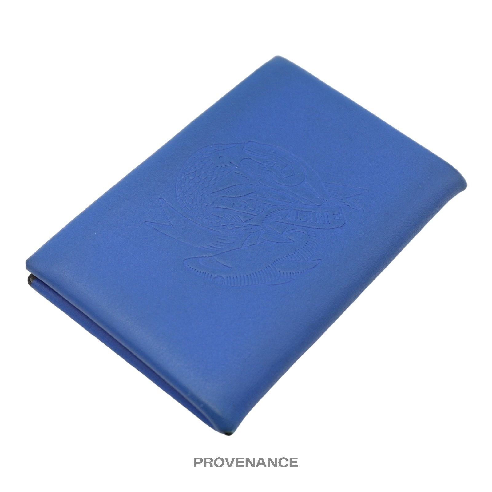 Hermes 🔴 Hermès Sailor Tattoo Calvi Card Wallet - Blue/Grey Size ONE SIZE - 4 Thumbnail