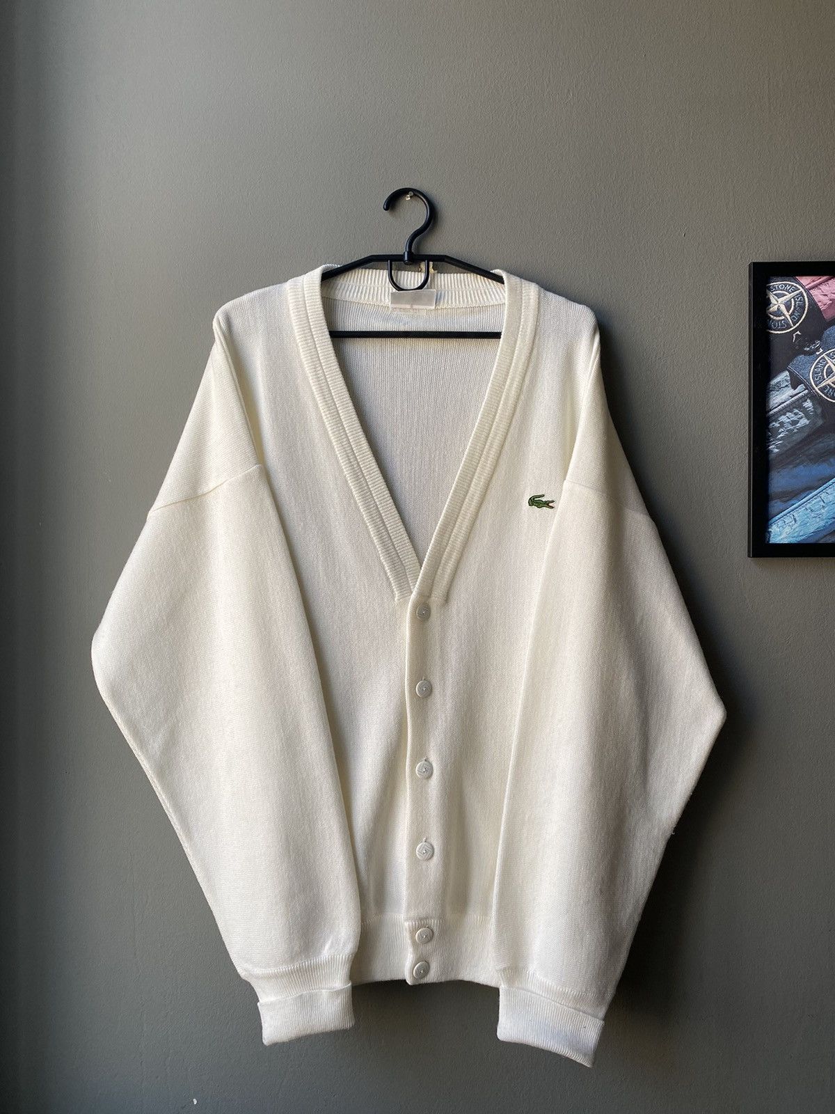 Lacoste Vintage 80s Lacoste Cardigan Very Rare Size US XL / EU 56 / 4 - 5 Thumbnail