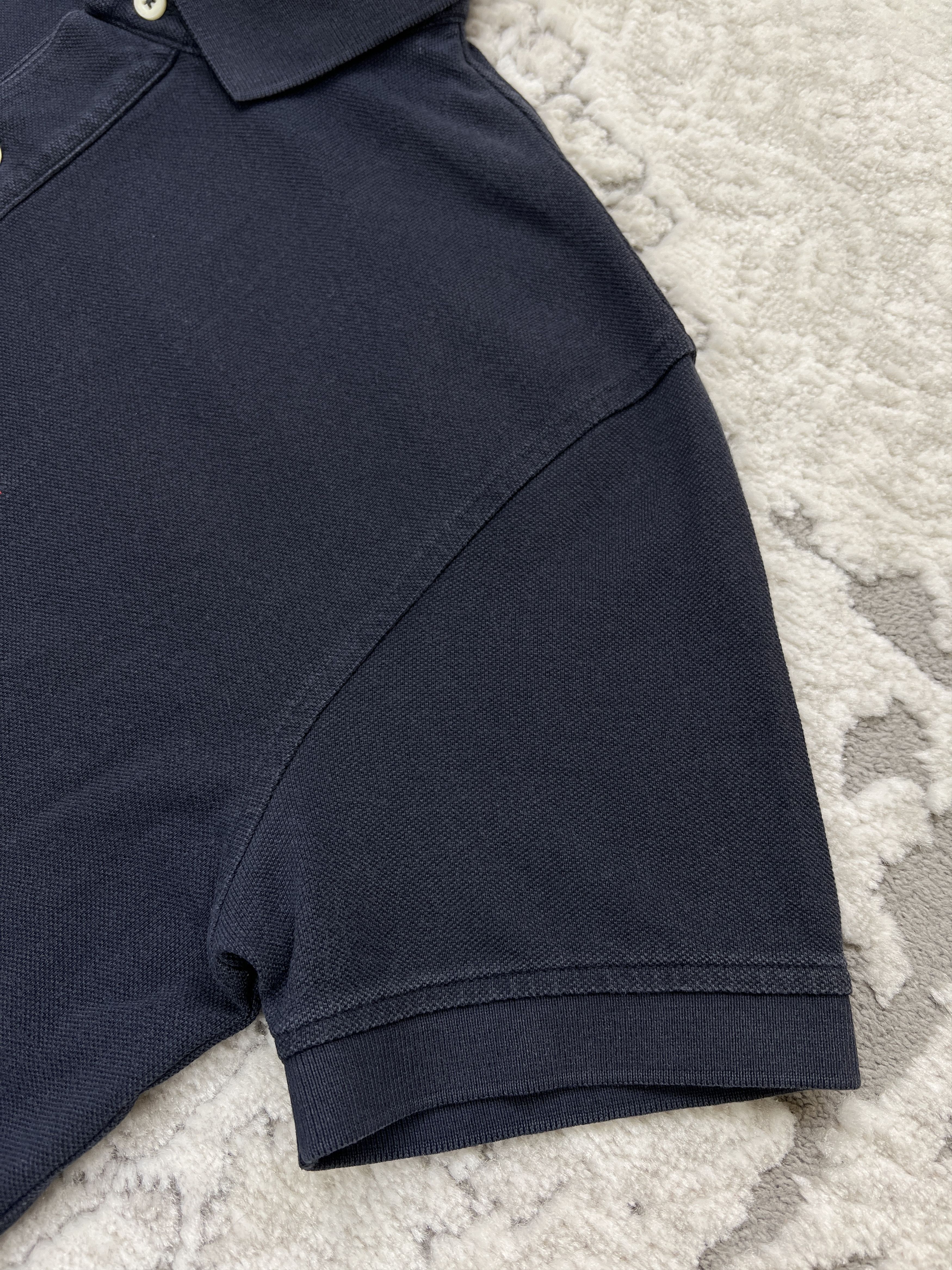 Tommy Hilfiger Tommy Hilfiger Polo Shirt Navy 40's Two Ply Cotton M-L Size US M / EU 48-50 / 2 - 3 Thumbnail