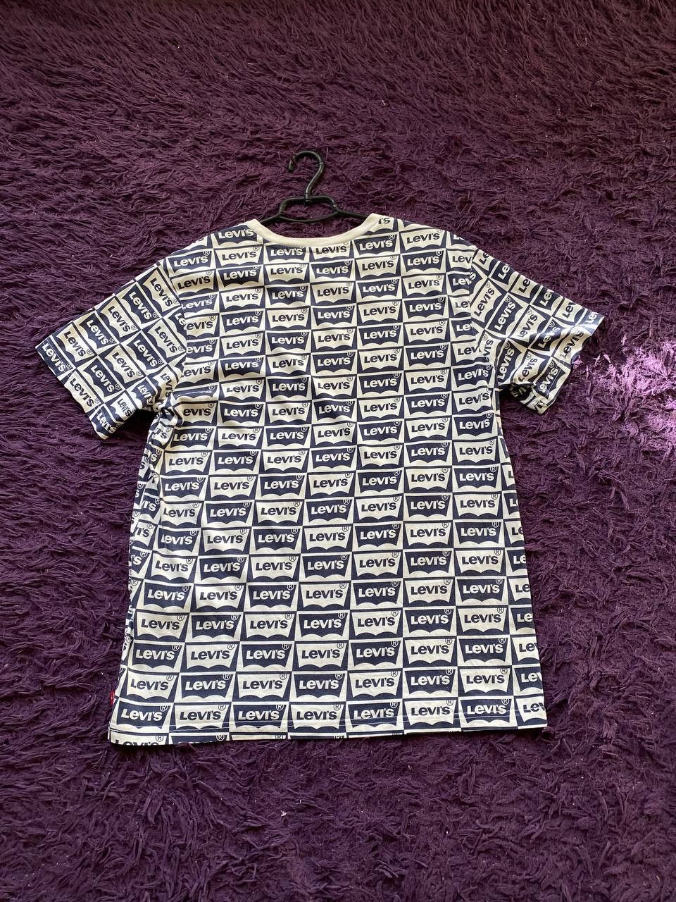 Levi's × Vintage Vintage Levi’s Distressed Logo Pink T Shirt Monogram logo Size US M / EU 48-50 / 2 - 13 Thumbnail