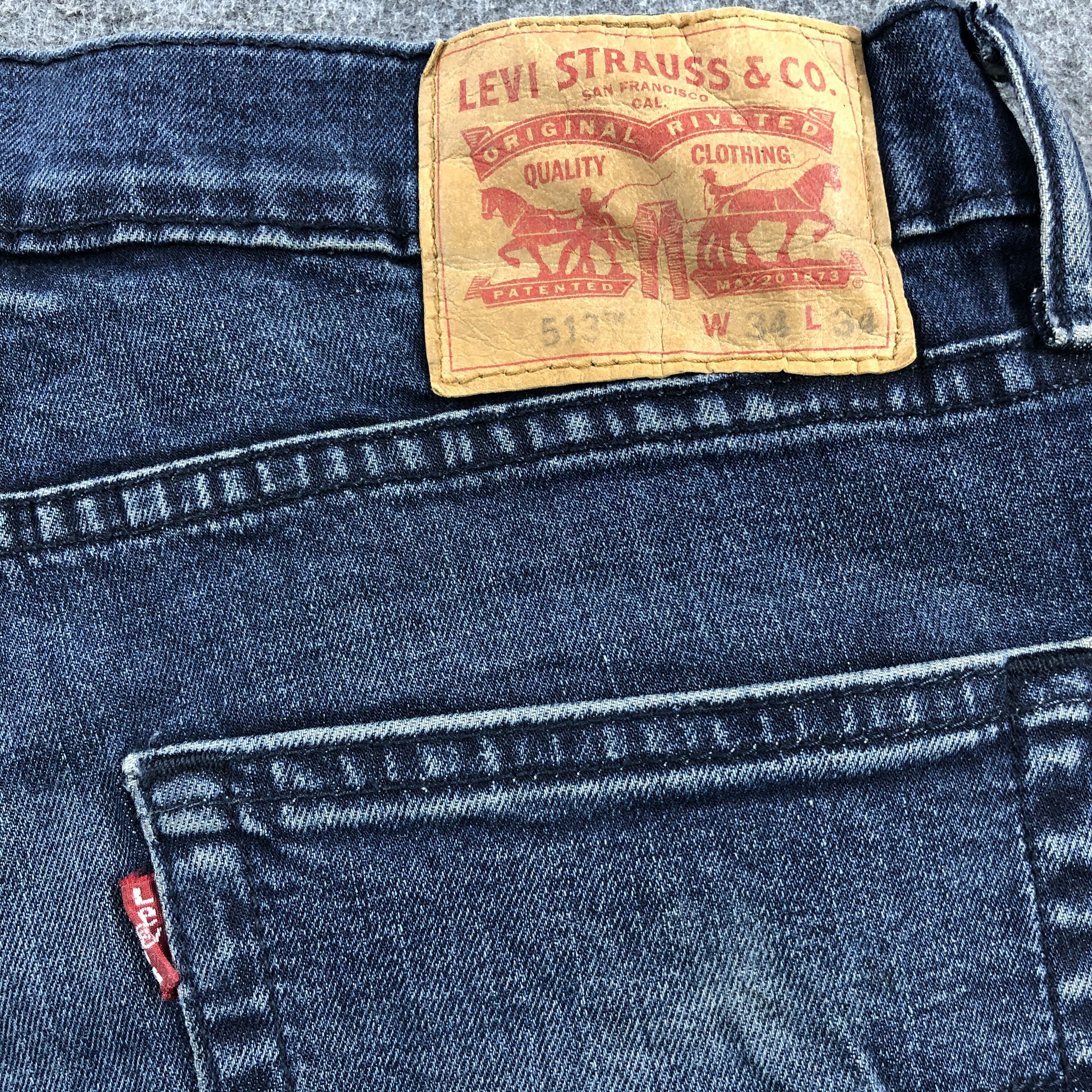 Levi's × Vintage Vintage Levis 513 Jeans-JM1243 Size US 35 - 5 Thumbnail
