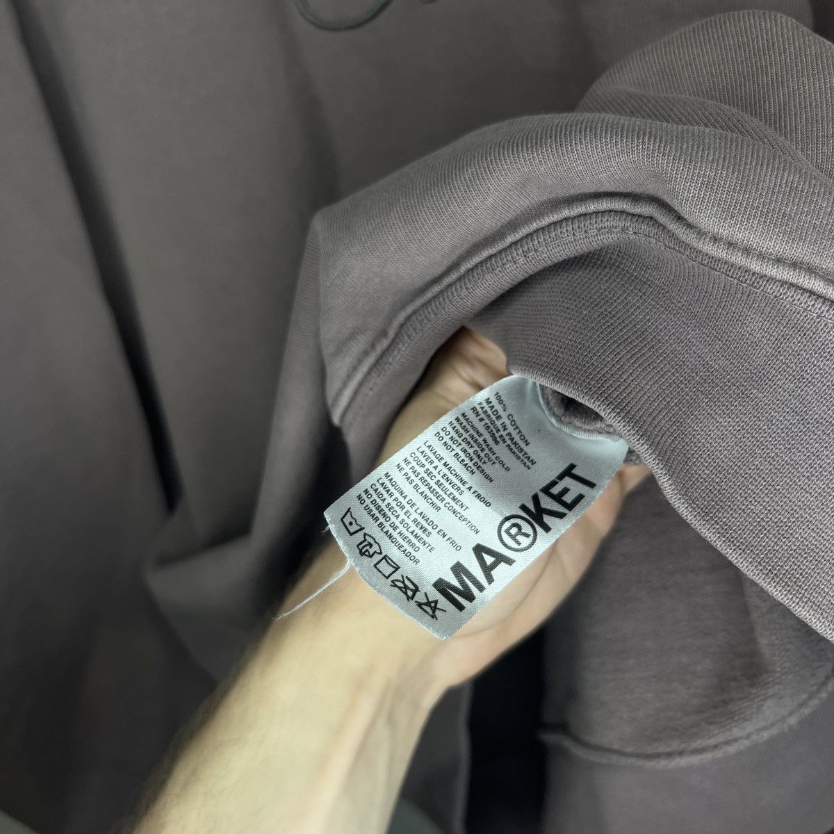 Japanese Brand Market Sweatshirt Crewneck Embroidered Big Logo Brown Drill Size US M / EU 48-50 / 2 - 6 Thumbnail