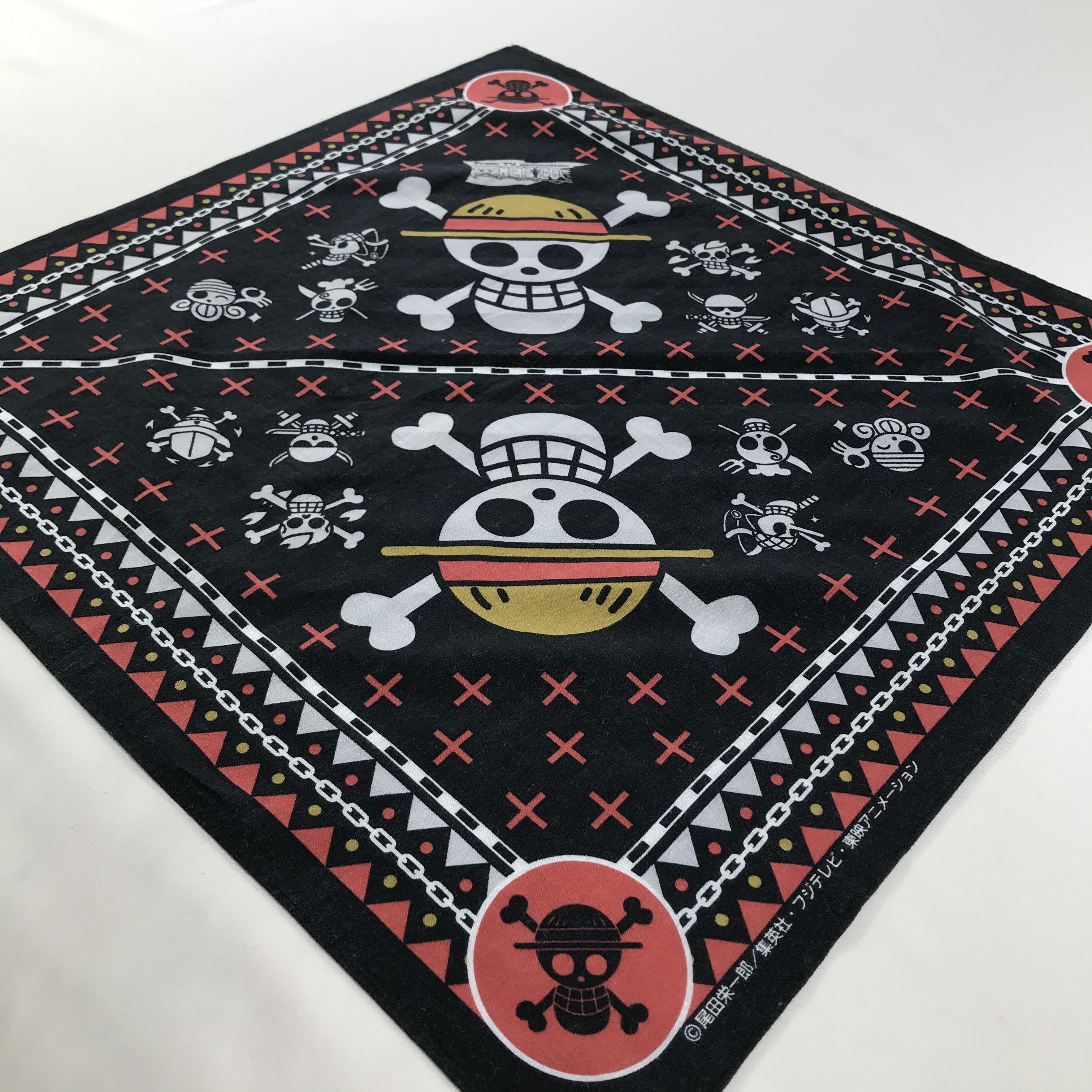 One Piece × Vintage One Piece Bandana / Handkerchief / Neckerchief - S1804 Size ONE SIZE - 2 Thumbnail