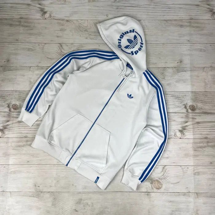 Adidas Vintage Adidas Track Jacket Hooded Balenciaga Style 00s Y2K Size US M / EU 48-50 / 2 - 1 Thumbnail