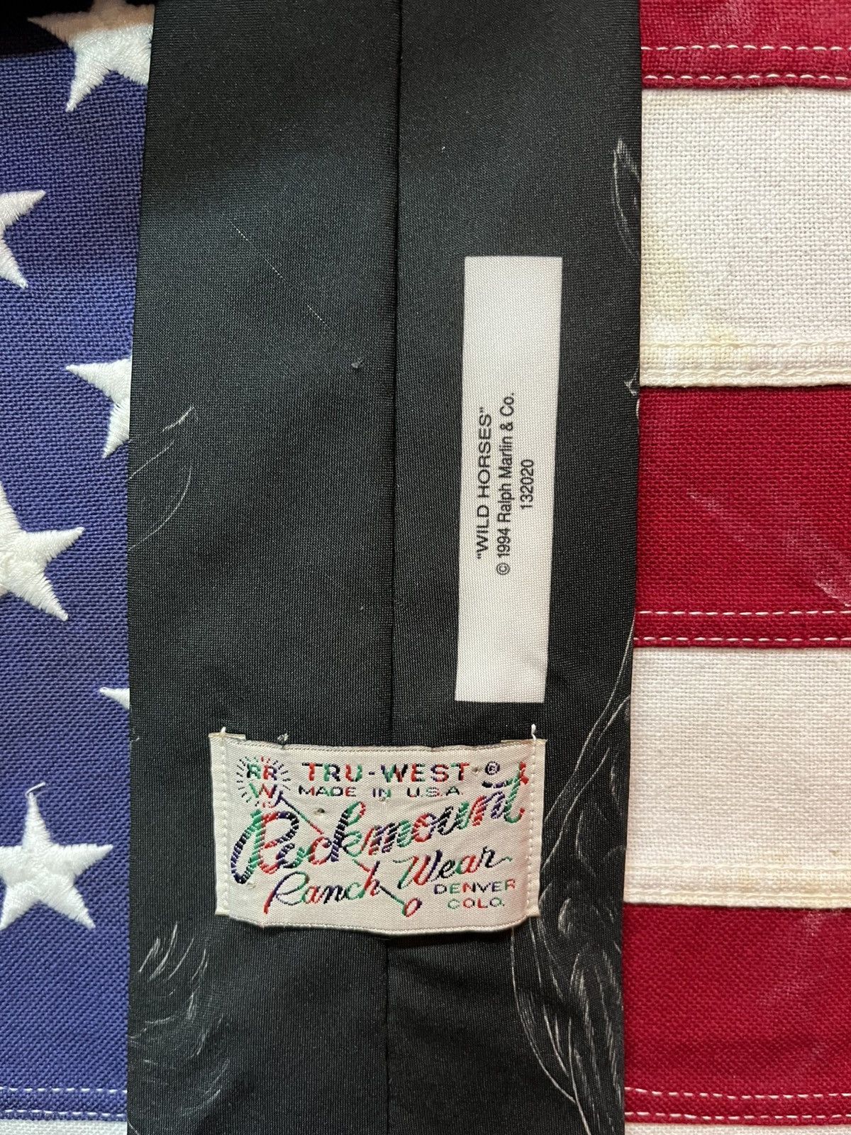 Rockmount Ranch Wear Rare Rockmount Ranch Wear Tie Size ONE SIZE - 5 Thumbnail