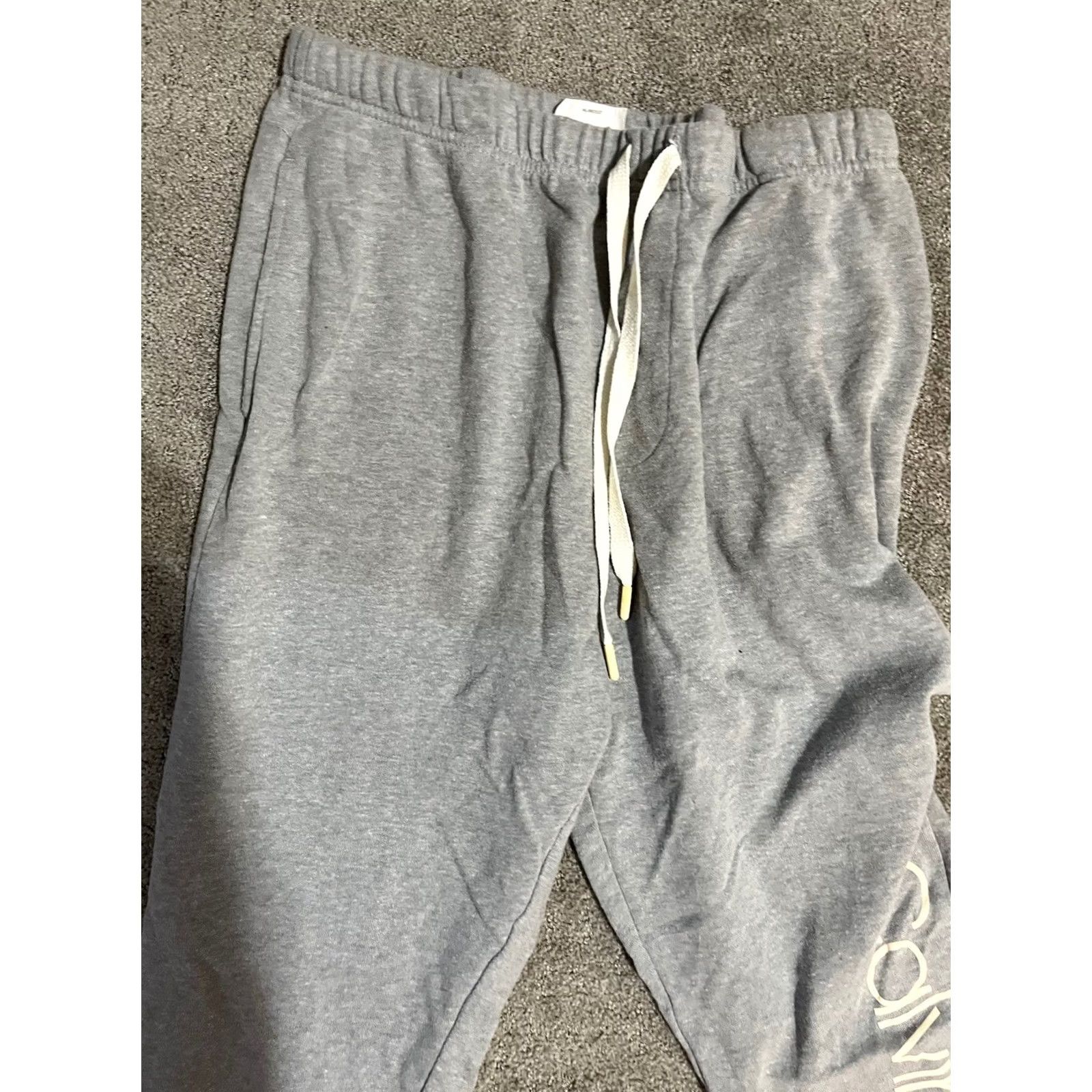Calvin Klein Calvin Klein Sweatpants Logo Women CK Performance Gray M Sweatpants, Medium, Cotton/Polyester, Lounge, Sleepwear, Activewear Size 32" / US 10 / IT 46 - 2 Thumbnail