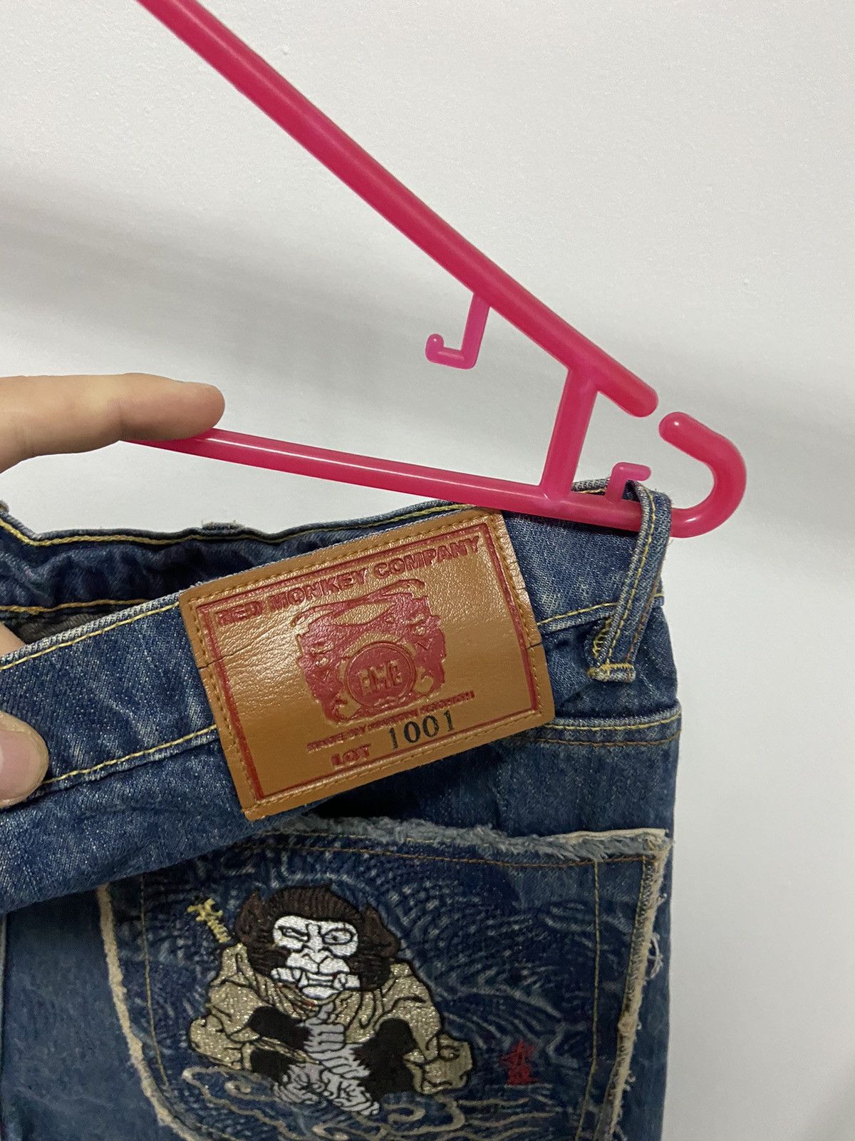 RMC Jeans × Vintage Rmc Vintage jeans Pants pocket logo Y2K Selvedge Size US 34 / EU 50 - 5 Thumbnail