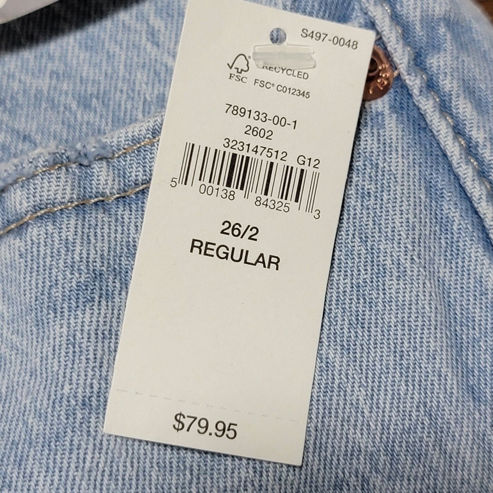 Gap GAP Hi Rise '90s Straight Crop Slim Lo Stretch - 26/2R NWT Size 26" / US 2 / IT 38 - 7 Thumbnail