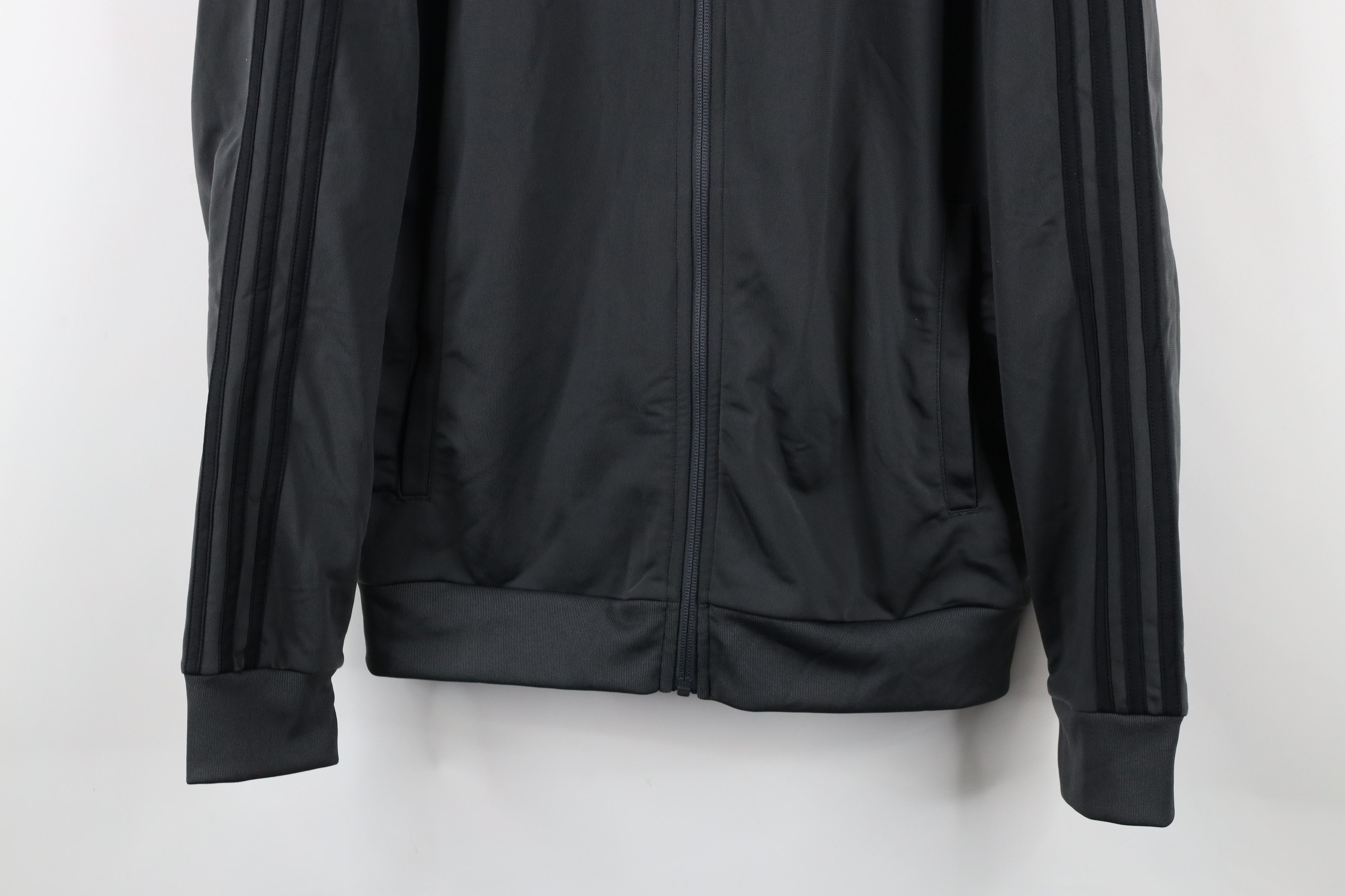 Adidas New Adidas Spell Striped Full Zip Warm Up Track Jacket Gray Size US S / EU 44-46 / 1 - 3 Thumbnail