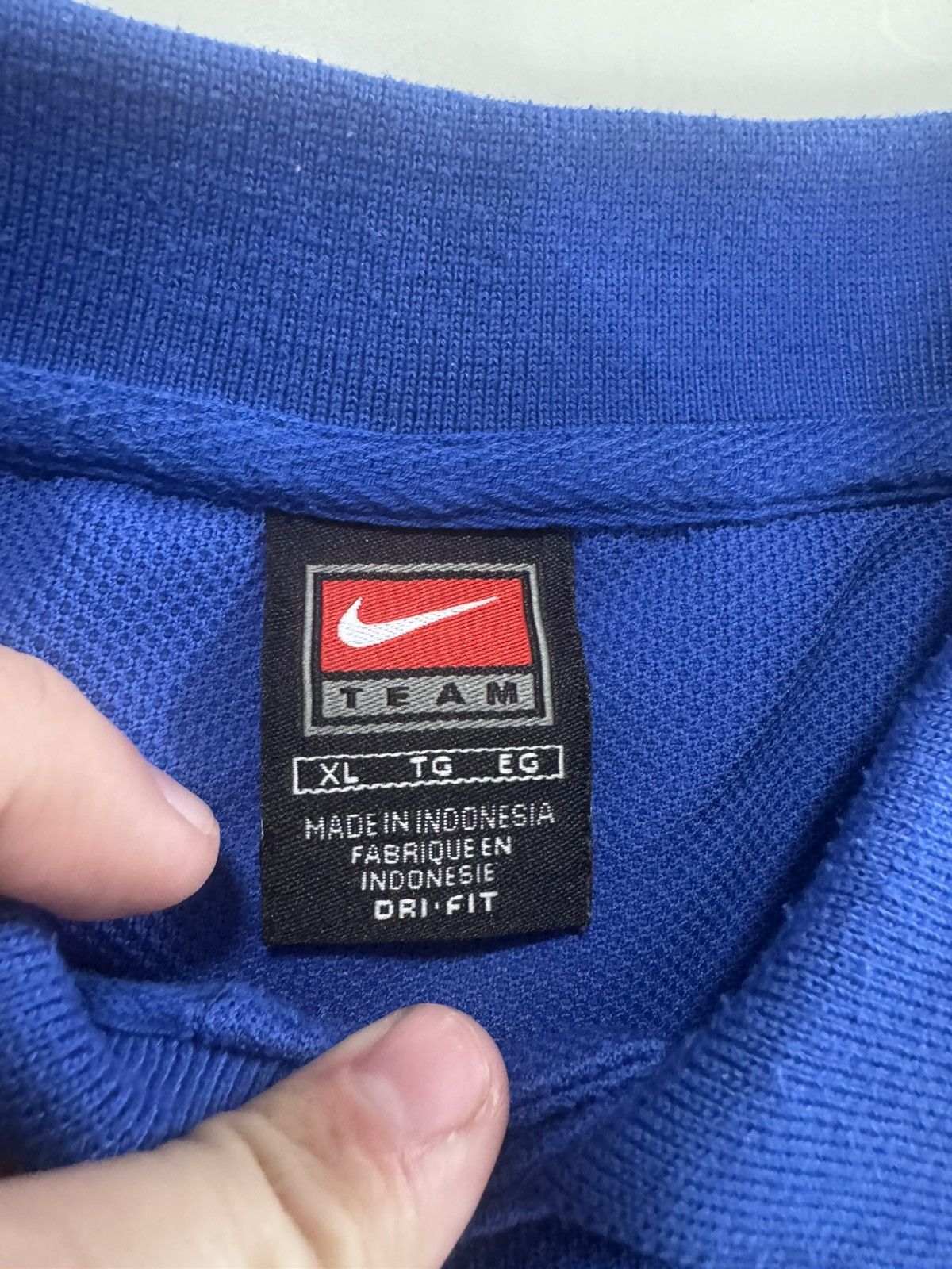 Nike Nike Team Kentucky Wildcats Polo Shirt 💙🐾 (UK / NCAA) Size US XL / EU 56 / 4 - 3 Thumbnail