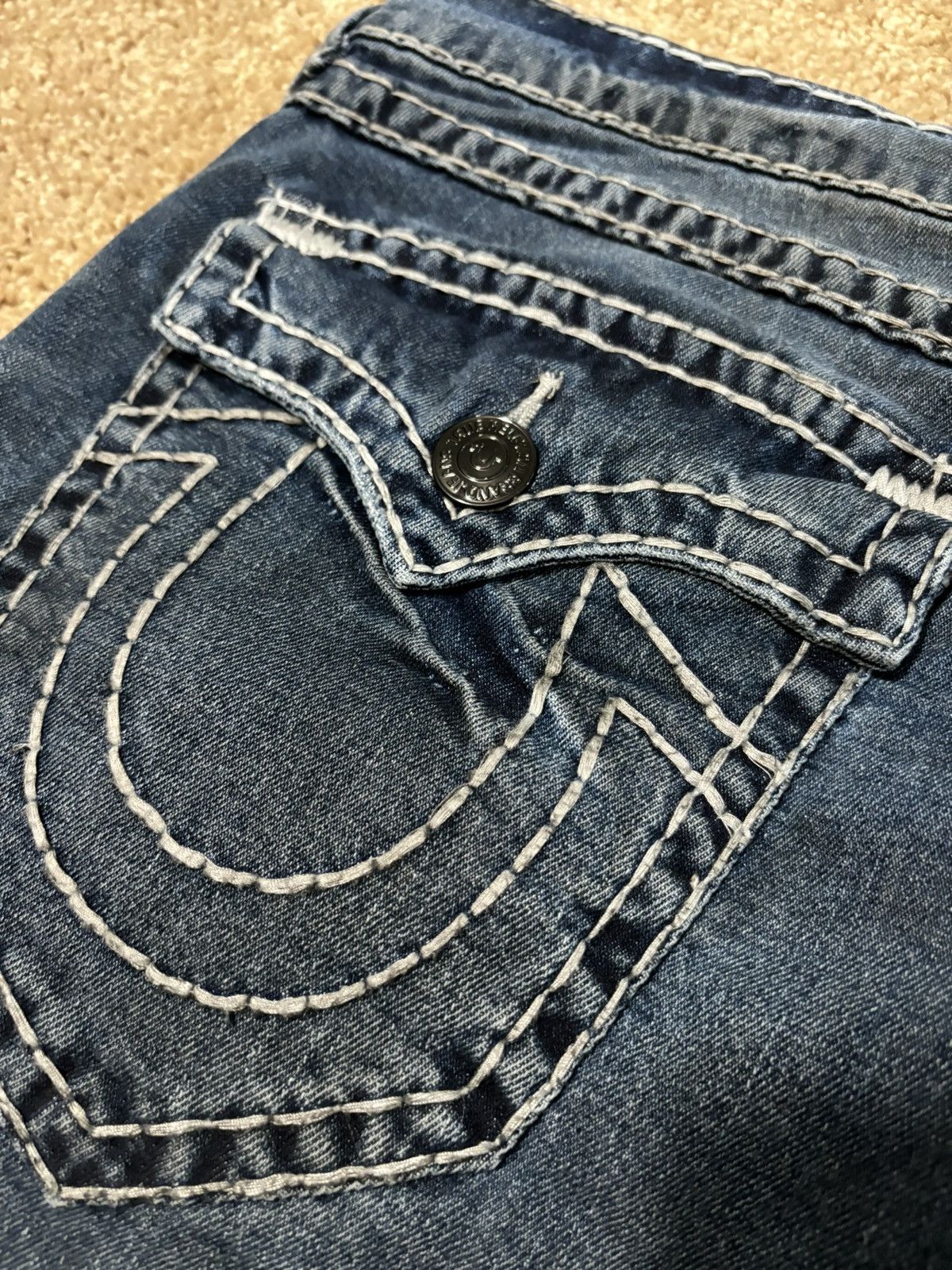 True Religion True Religion Rocco Relaxed Skinny Fit Jeans Size US 40 / EU 56 - 2 Thumbnail