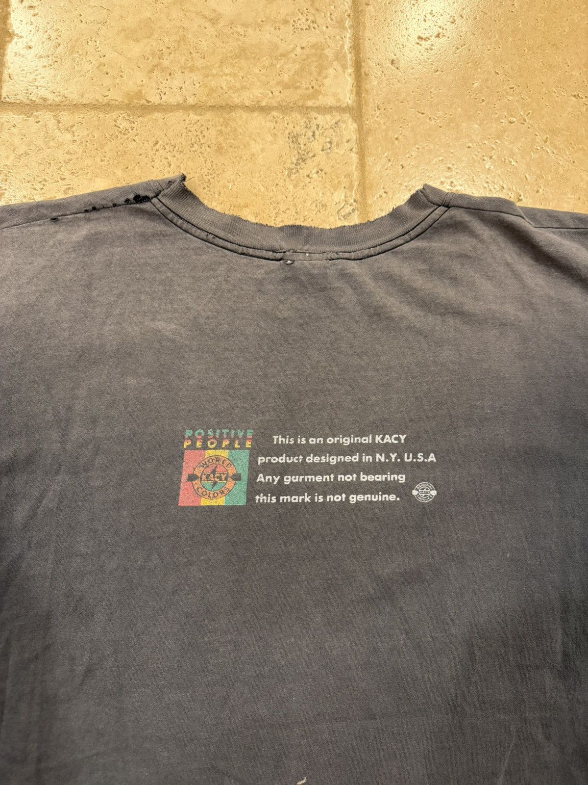 Vintage Vintage Bob Marley Thrashed Faded Early 90’s Jamaica Tee Size US XL / EU 56 / 4 - 13 Thumbnail