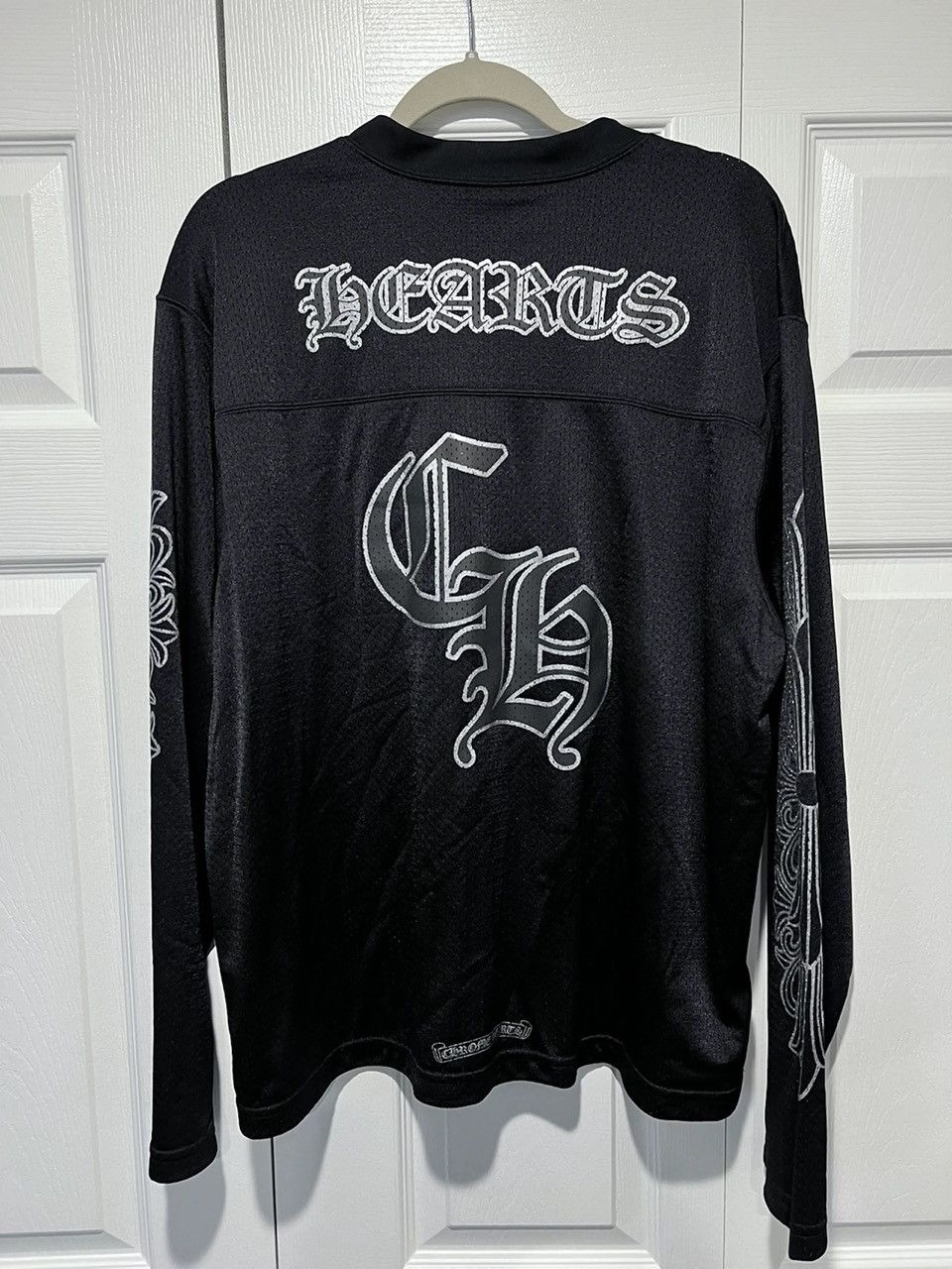 Chrome Hearts Chrome hearts mesh jersey black | Grailed