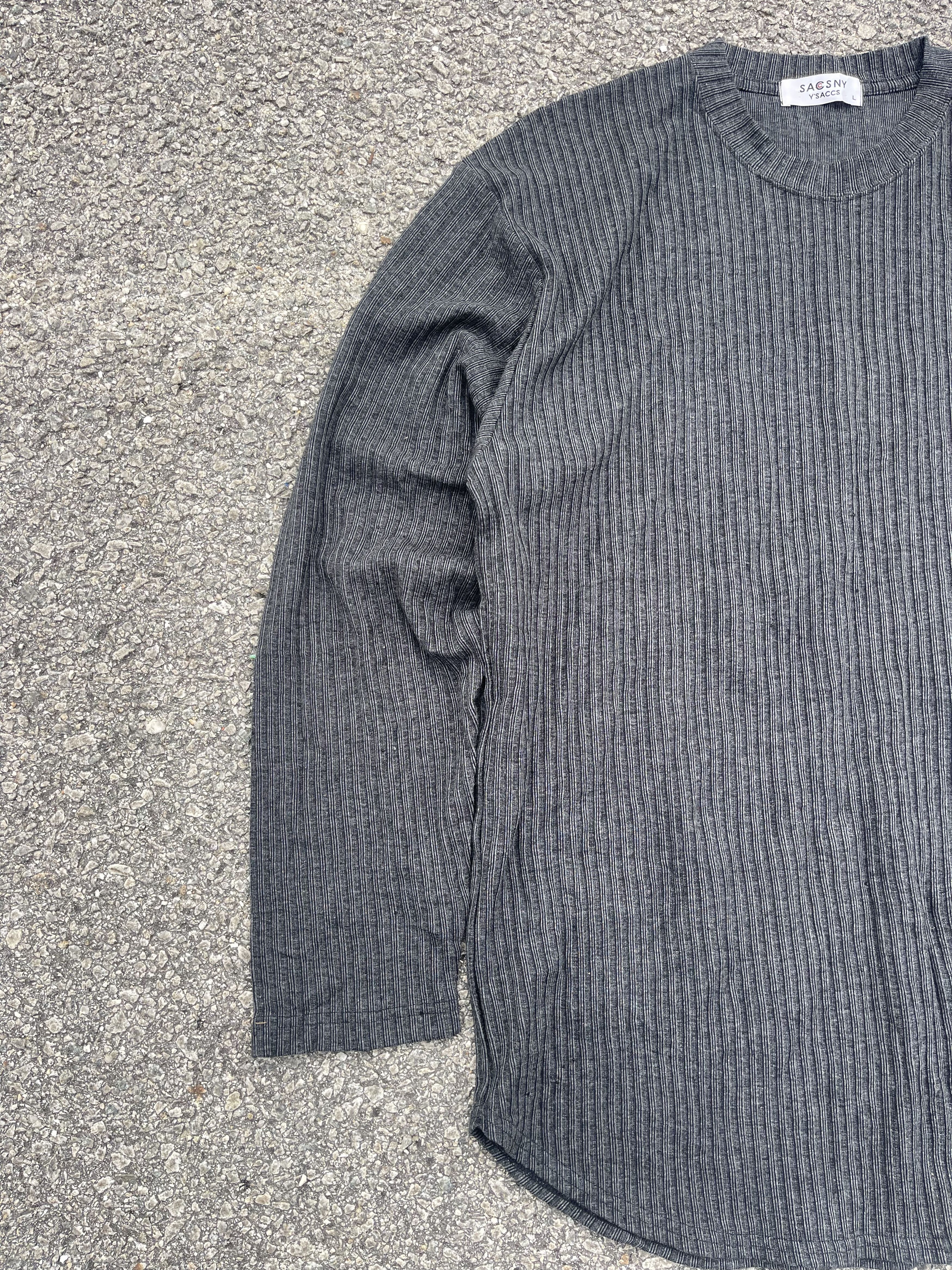 Japanese Brand Vintage 90s Sacsny YSaccs Yohji Yamamoto Long Sleeve Shirt Size US L / EU 52-54 / 3 - 2 Thumbnail