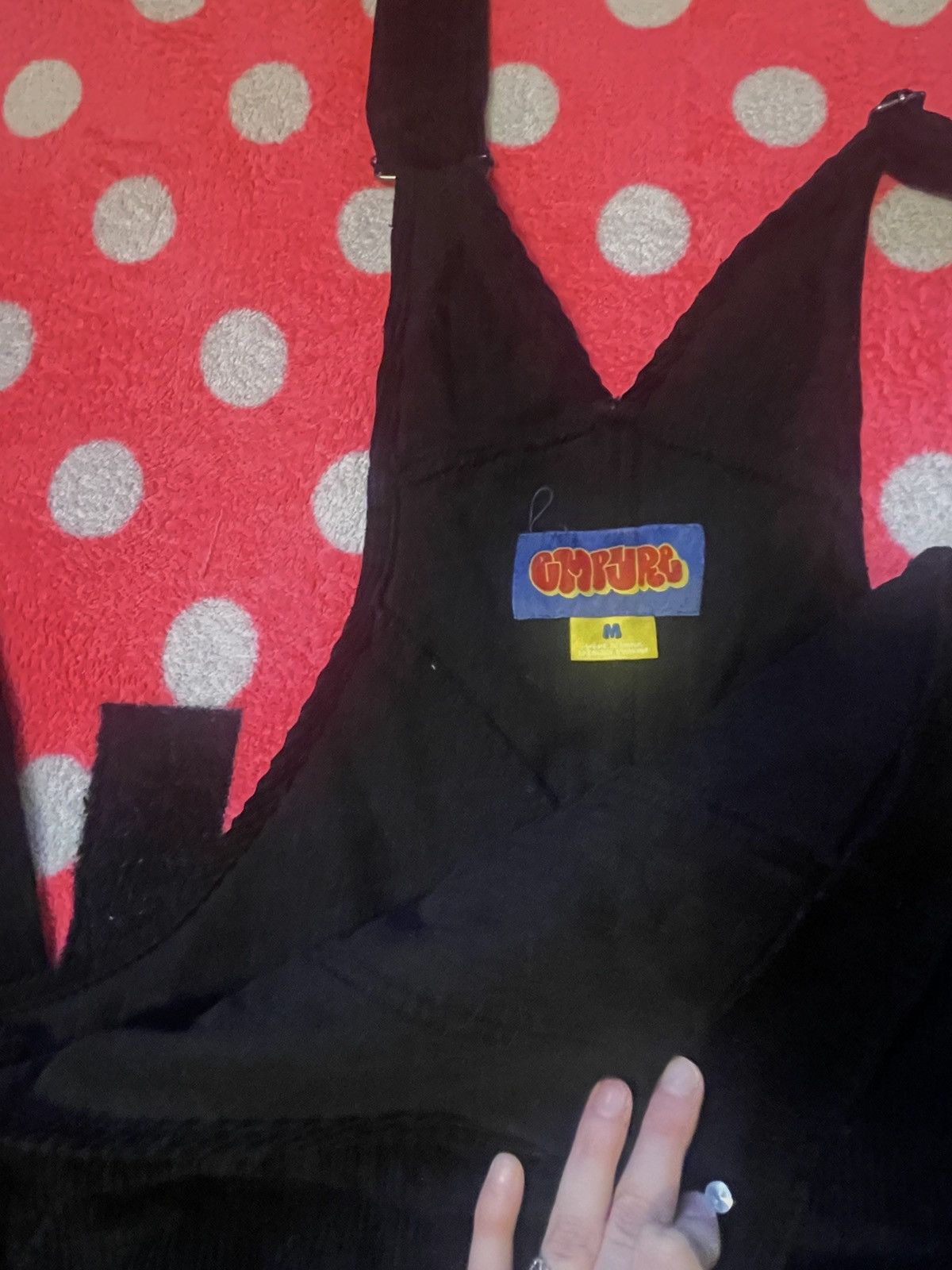 Empyre Empyre Black Corduroy Overalls Size Medium Size US 34 / EU 50 - 2 Thumbnail