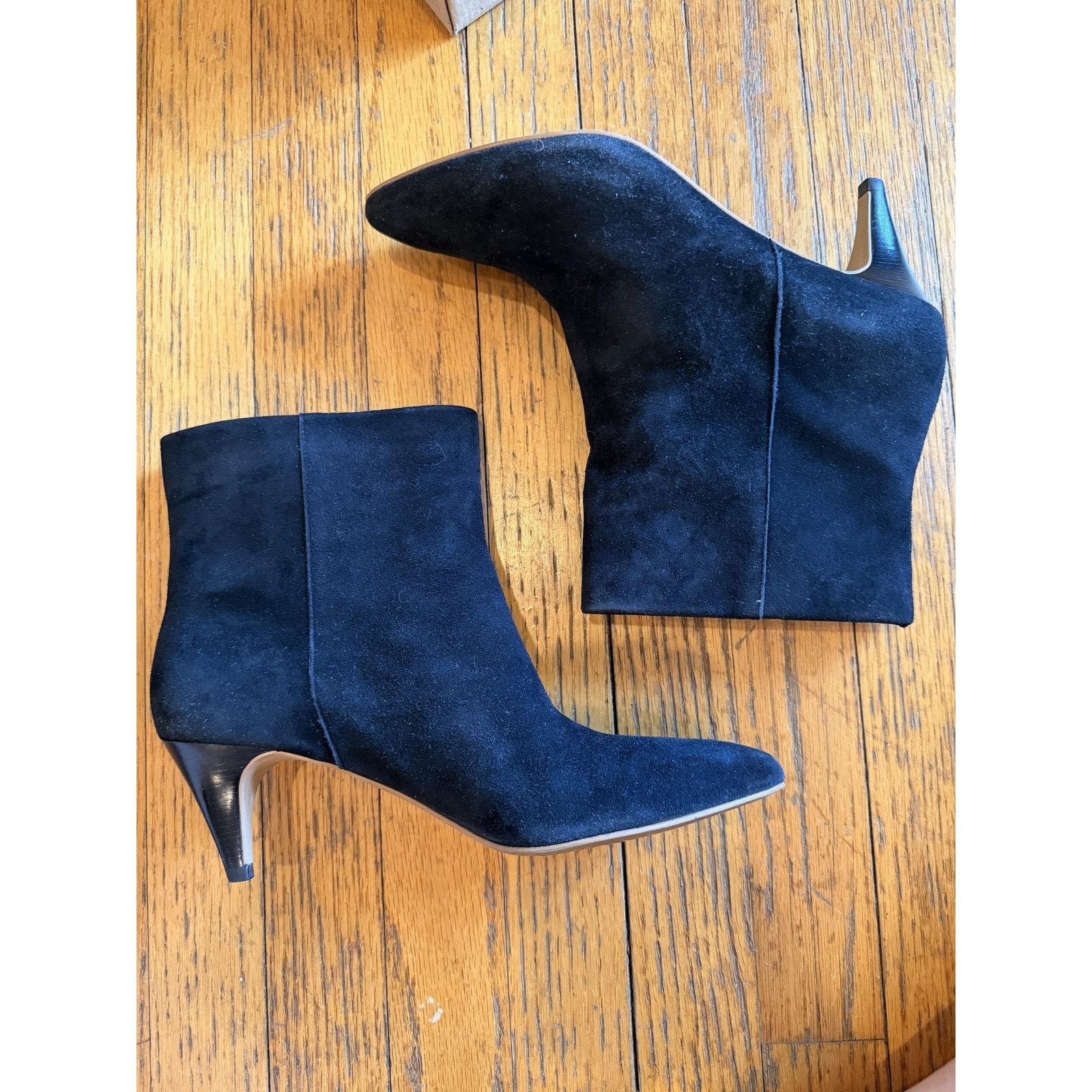 Dolce Vita Dolce Vita Womens Pointed Toe Dee Booties Black Suede Sz 9 Size US 9 / IT 39 - 6 Thumbnail