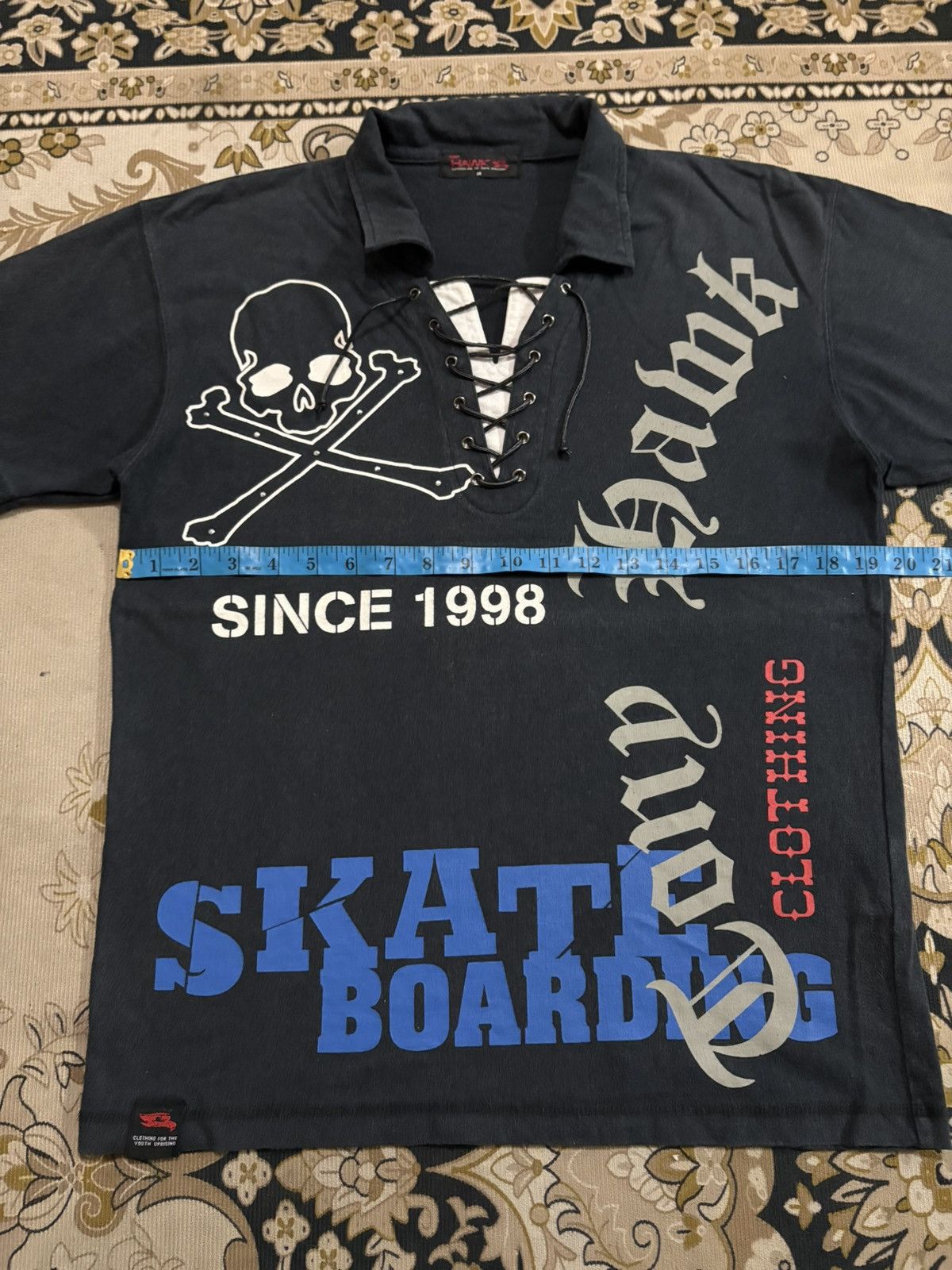 Japanese Brand Vintage Japanese Brand TONY HAWK Double Layer Tee Size US M / EU 48-50 / 2 - 7 Thumbnail