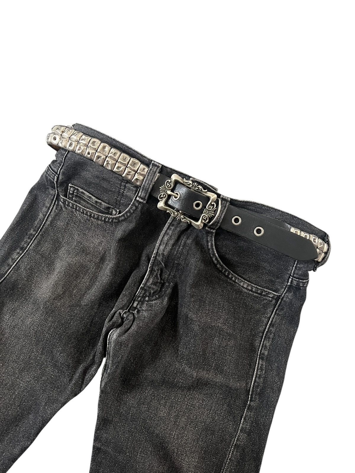 foot the coacher Wendy’s x Foot The Coacher 🏴󠁧󠁢󠁥󠁮󠁧󠁿 Studded Leather Belt Size 34 - 1 Thumbnail