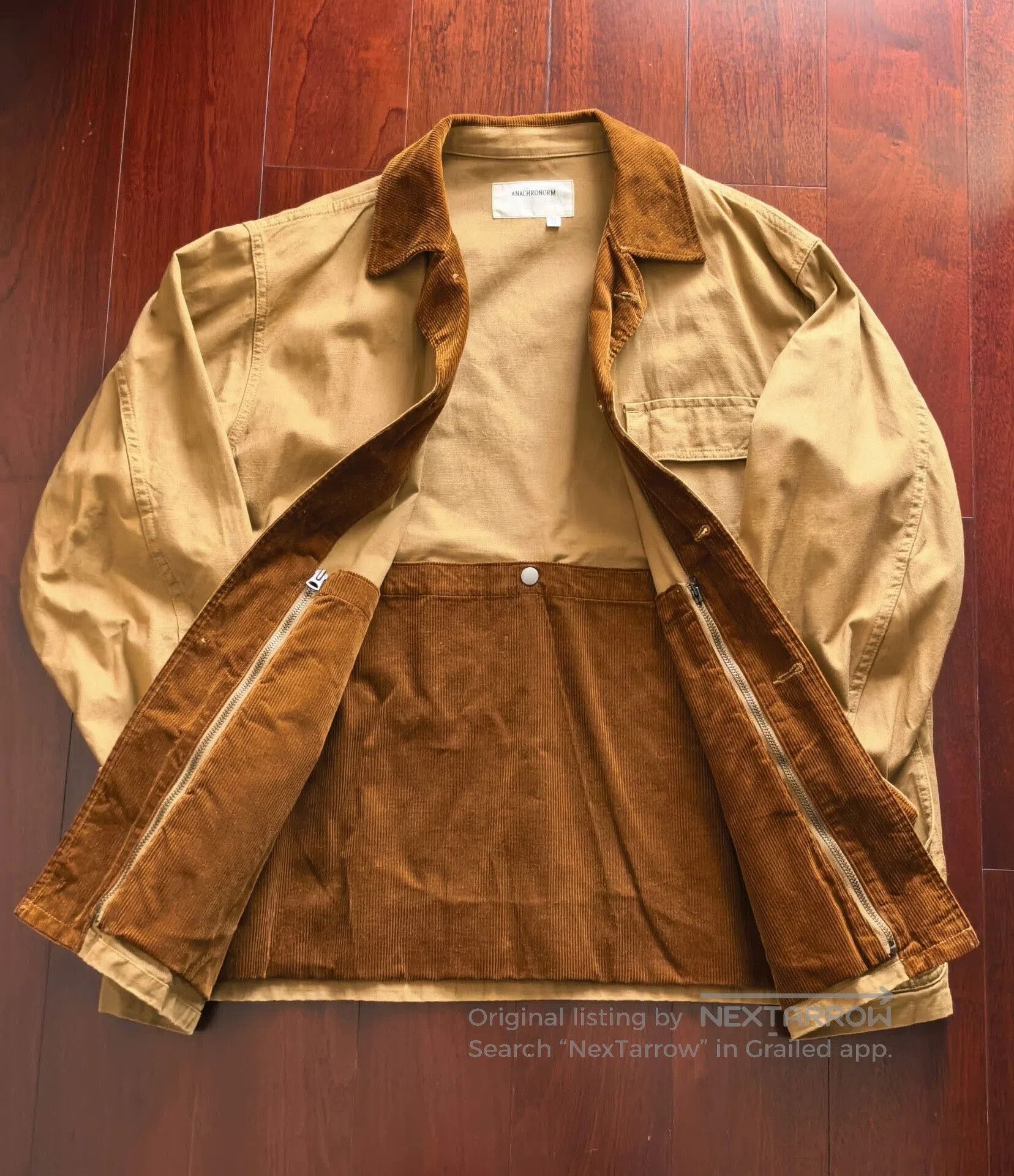 ANACHRONORM anachronorm hunting jacket in beige color. Size US M / EU 48-50 / 2 - 2 Thumbnail