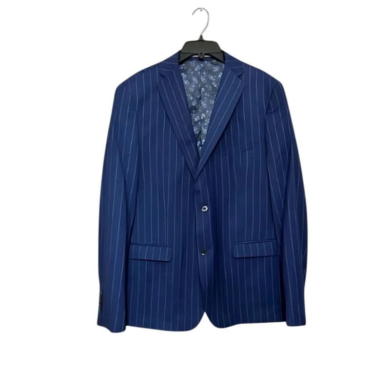Other Soul Of London Stripe Two-Button Blazer Blue Men’s 46R NWOT Size 46R - 1 Thumbnail