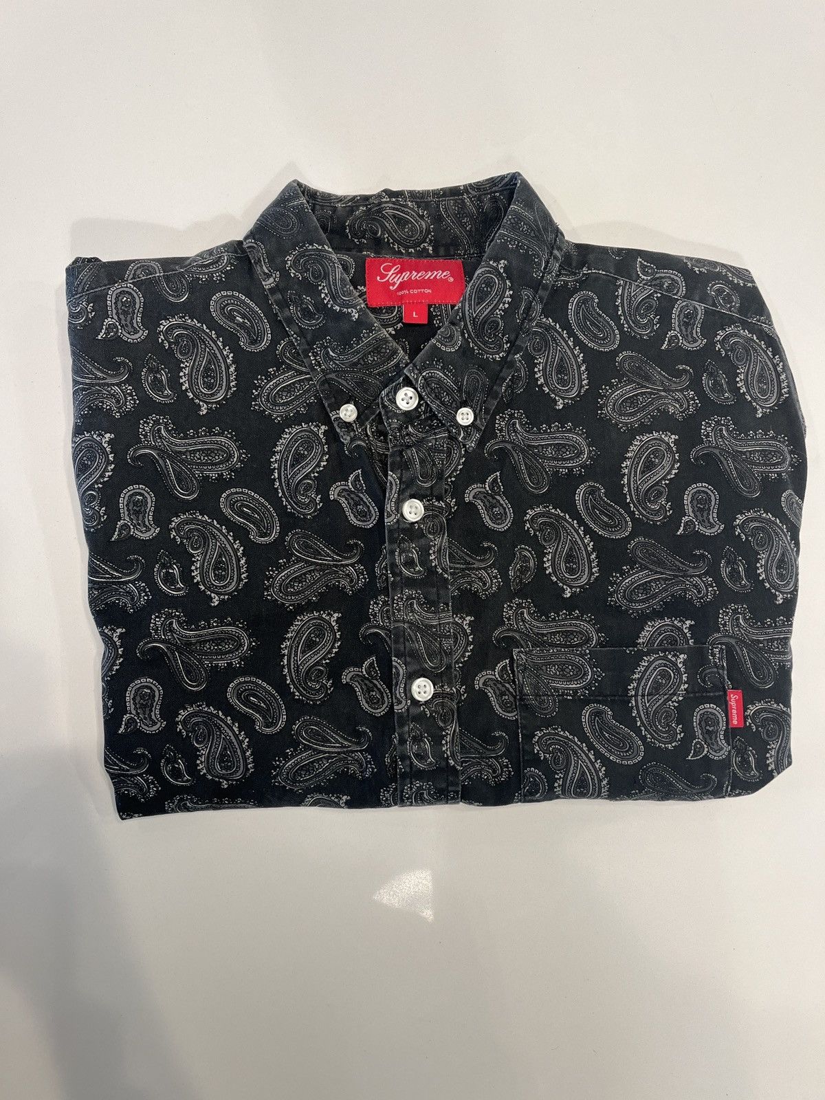 Supreme Supreme Paisley LS Button Down Shirt | Grailed