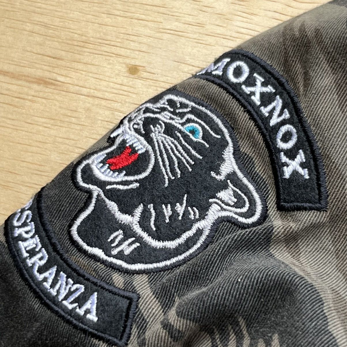 Japanese Brand SAINT PAINT TIGER STRIPES CAMO DECK JACKET like WAVKO MARIA Size US S / EU 44-46 / 1 - 7 Thumbnail