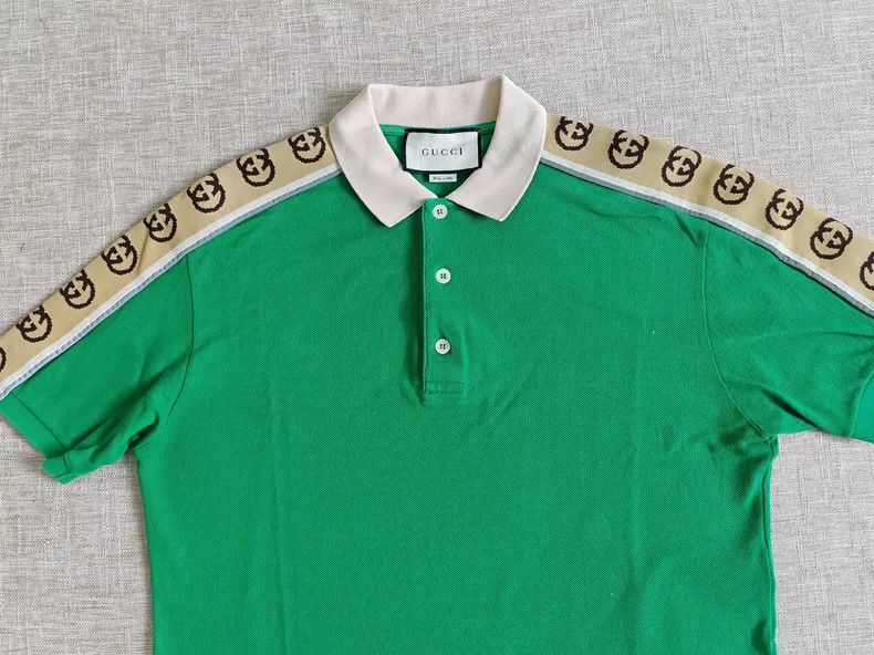 Gucci Gucci Short-sleeved polo shirt 2501-Nextarrow Size US M / EU 48-50 / 2 - 2 Thumbnail