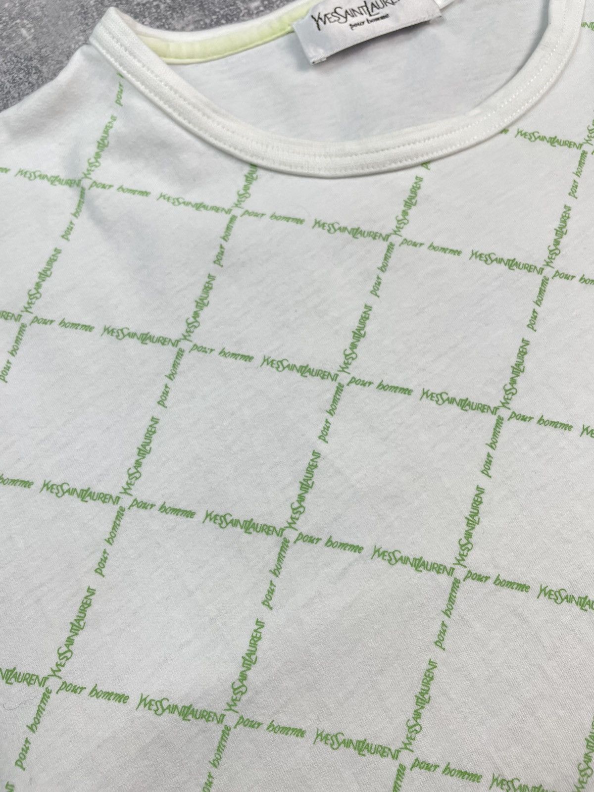 Yves Saint Laurent Yves Saint Laurent Monogram T-shirt Vintage Size US XL / EU 56 / 4 - 3 Thumbnail
