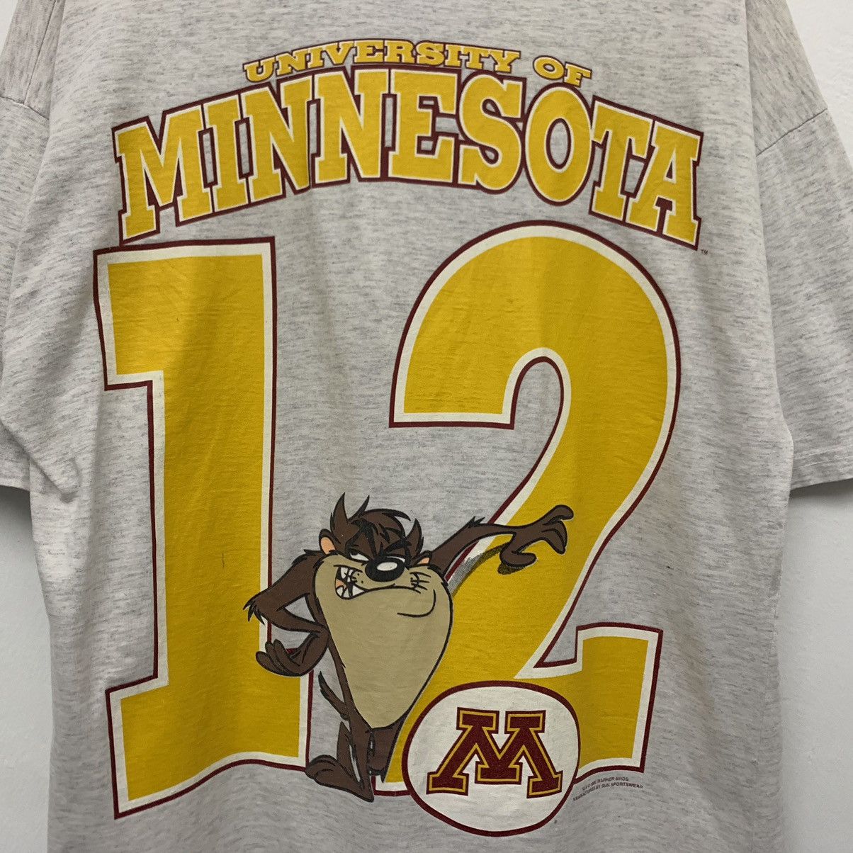 Warner Bros Vintage 90s University Minnesota Baseball Shirt Size US XL / EU 56 / 4 - 6 Thumbnail