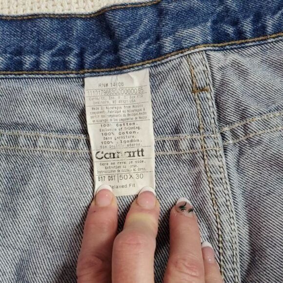 Carhartt Carhartt High Rise Sz. 50x30 Blue Jeans Size US 44 / EU 60 - 6 Thumbnail