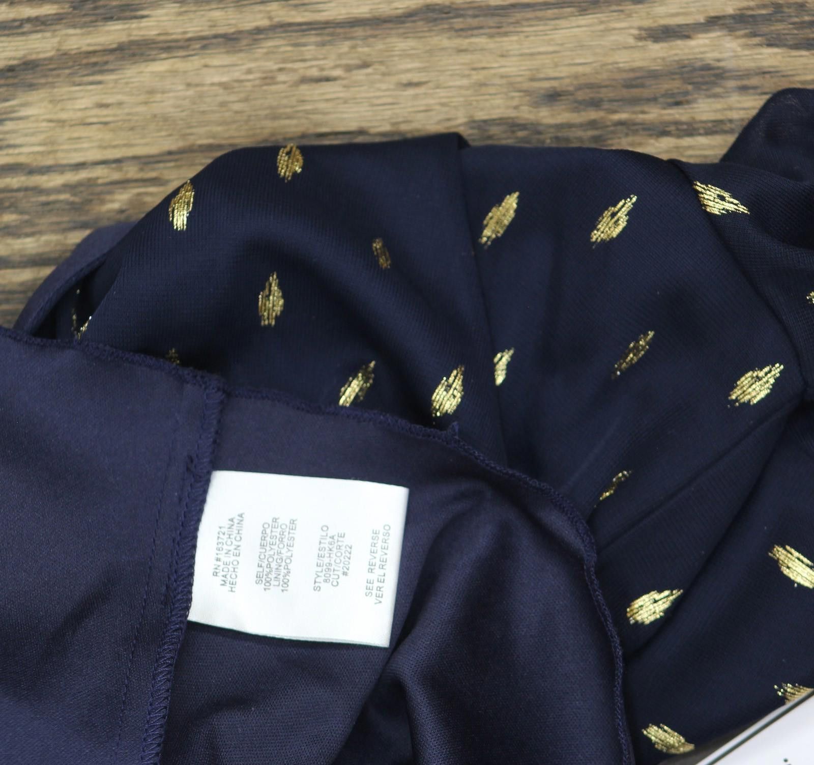 Other City Studios Jersey Fit Mini Dress Navy Blue / Gold M Size M / US 6-8 / IT 42-44 - 5 Thumbnail