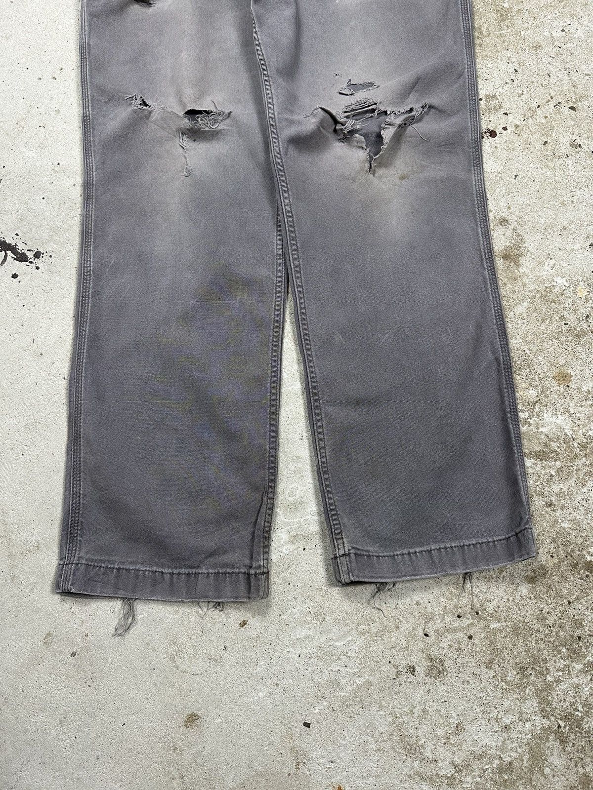 Carhartt ‼️ Vintage Carhartt Distressed Single Knee Carpenter Pants Size US 32 / EU 48 - 3 Thumbnail