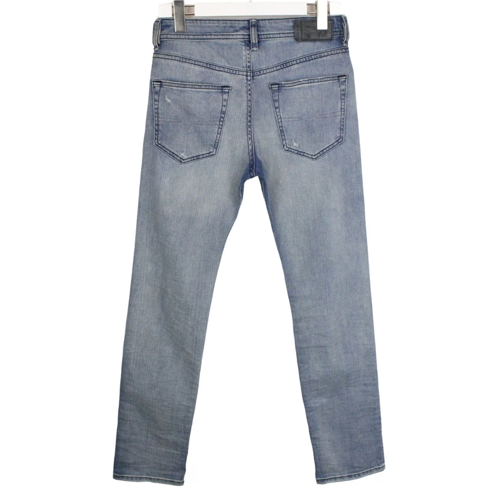 Diesel DIESEL Buster Slim Stretch Jeans Men's W28/L32 Distressed Blue R25H8 Size US 28 / EU 44 - 2 Thumbnail