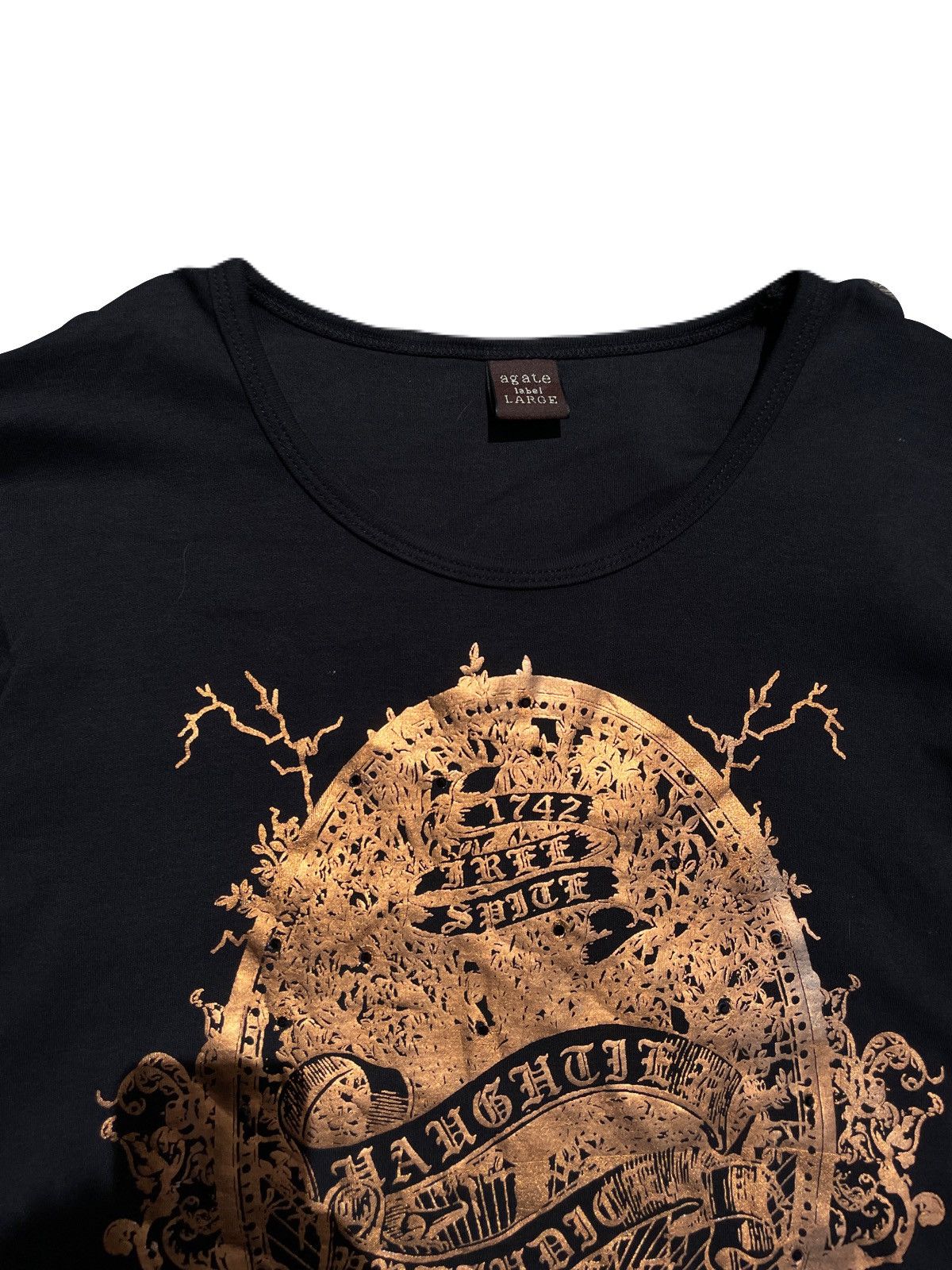 If Six Was Nine 2000s Japanese archive Vkei Glitter Skull Long Sleeve Tee Size US S / EU 44-46 / 1 - 5 Thumbnail