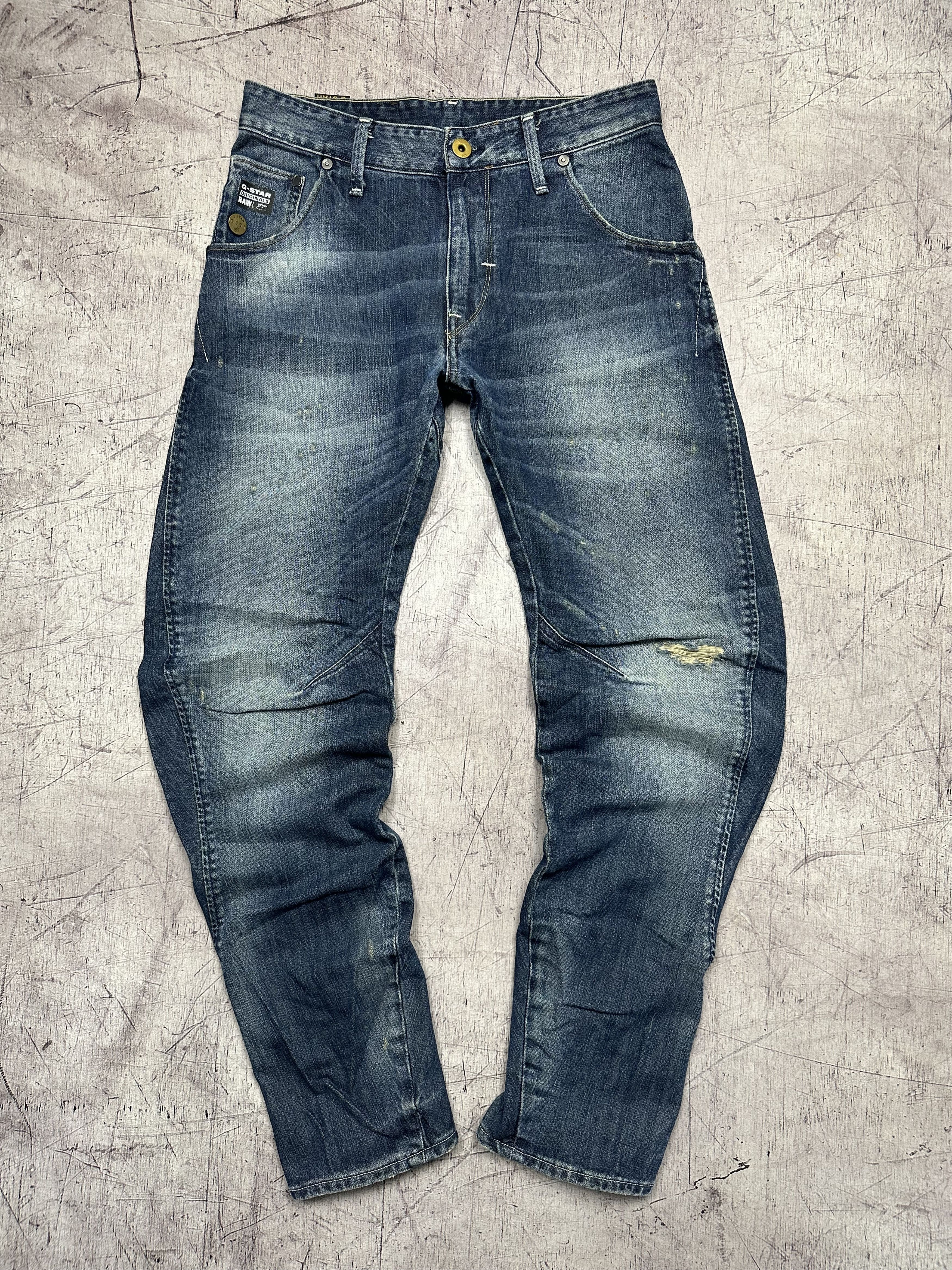 G-Star G-Star Raw Type C 3D Loose Tapered Dirty Blue Denim Jeans