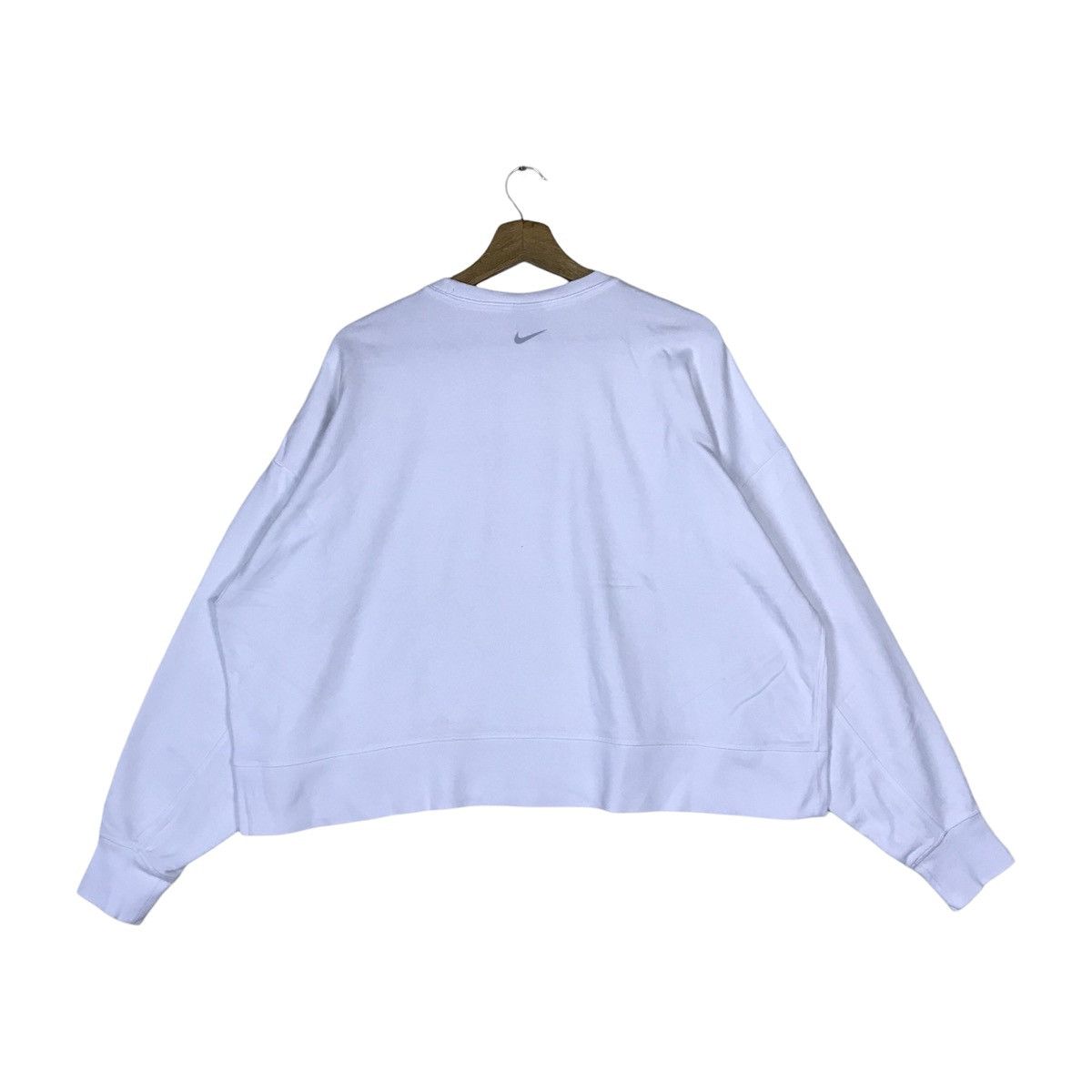 Nike Nike Big Logo Crop Top Pullover Jumper Sweatshirt Size XL / US 12-14 / IT 48-50 - 4 Thumbnail