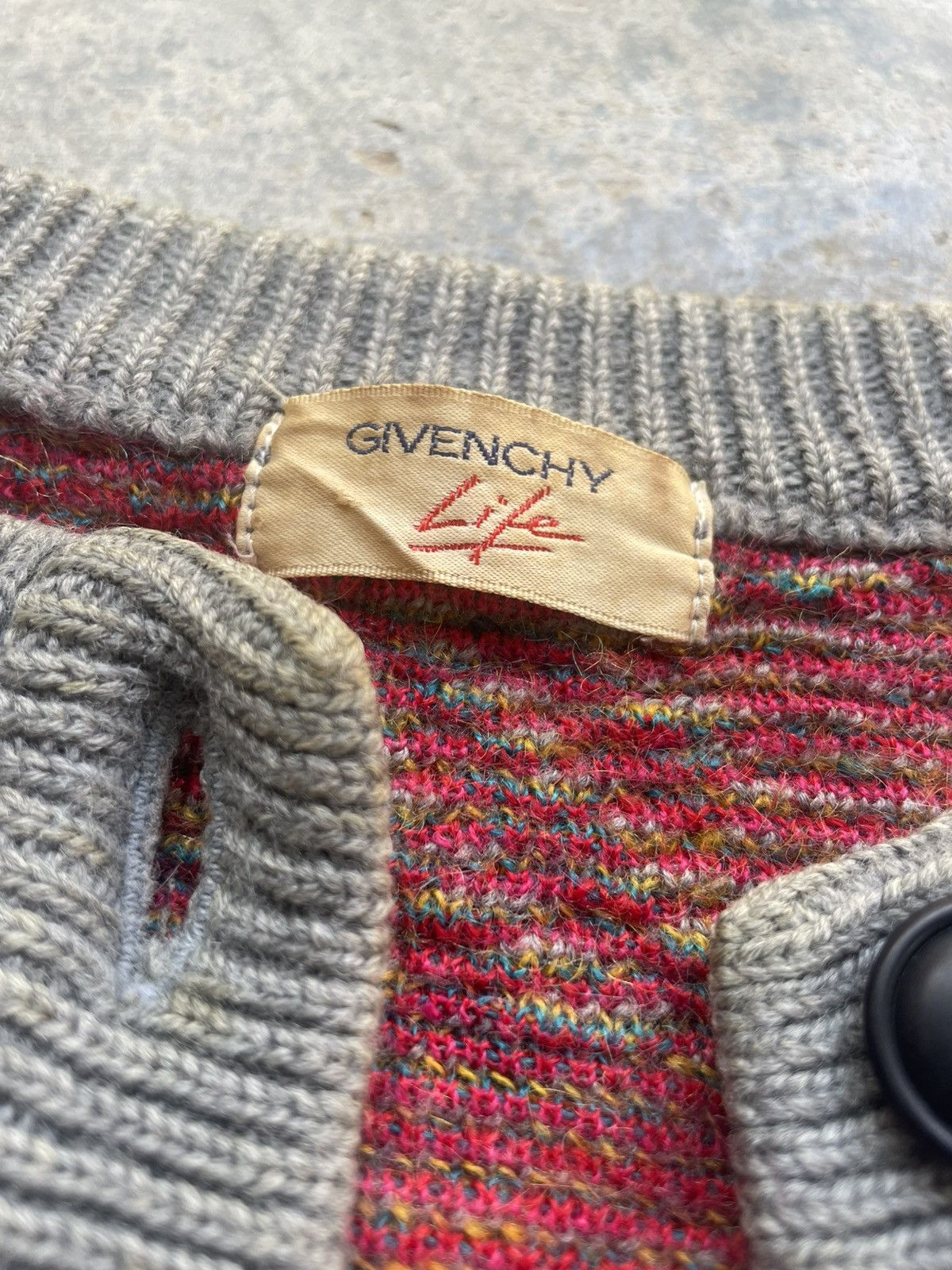 Givenchy Vintage Givenchy Cardigan Multicolour Nice Design Size M / US 6-8 / IT 42-44 - 3 Thumbnail