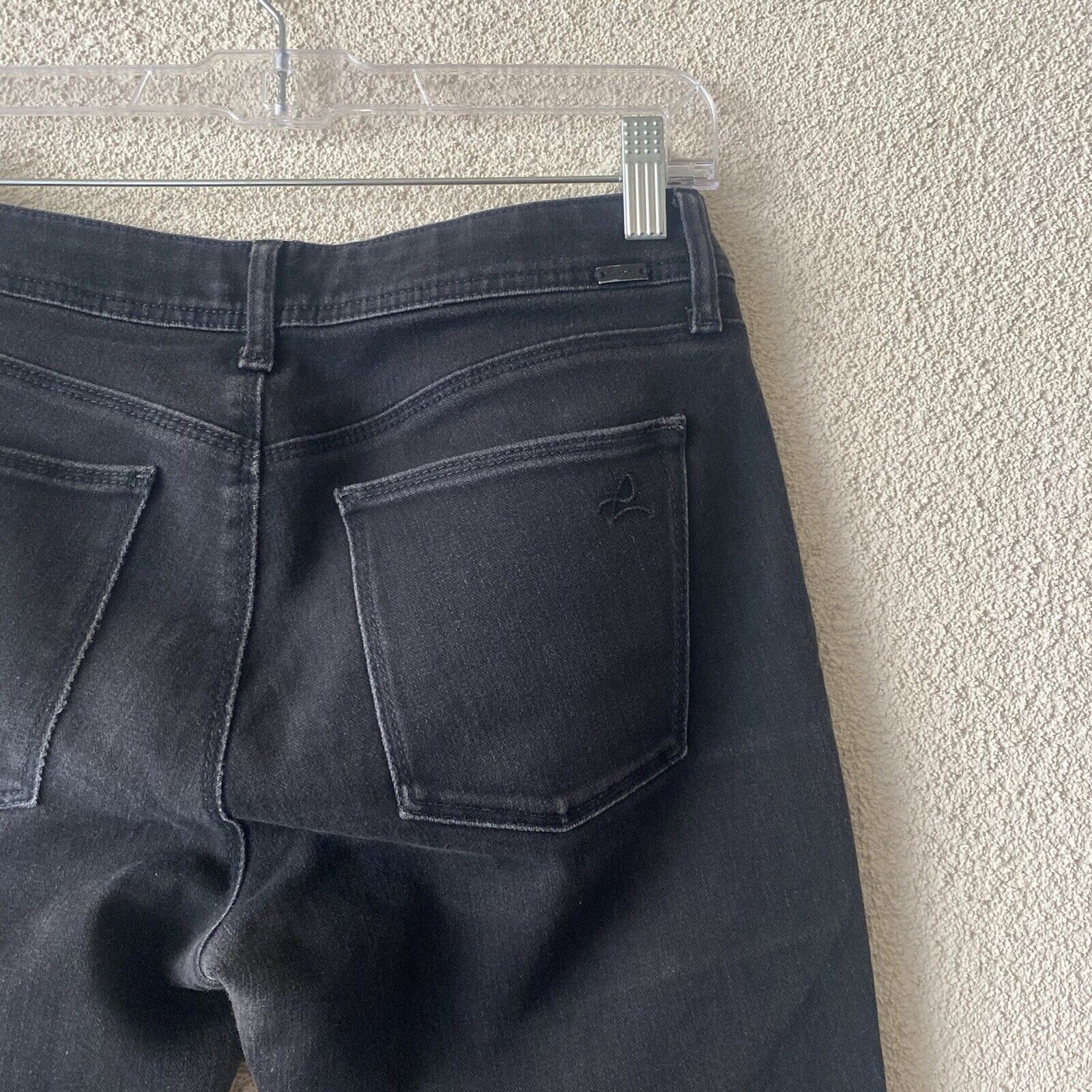 DL1961 DL1961 Womens Jeans Black Coco Curvy Straight Mid Rise Dark Size 27" / US 4 / IT 40 - 13 Thumbnail