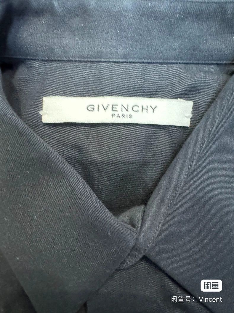Givenchy Givenchy Size39 Black Zip-Up Slim Fit Shirt, Size 39 Size US M / EU 48-50 / 2 - 4 Thumbnail