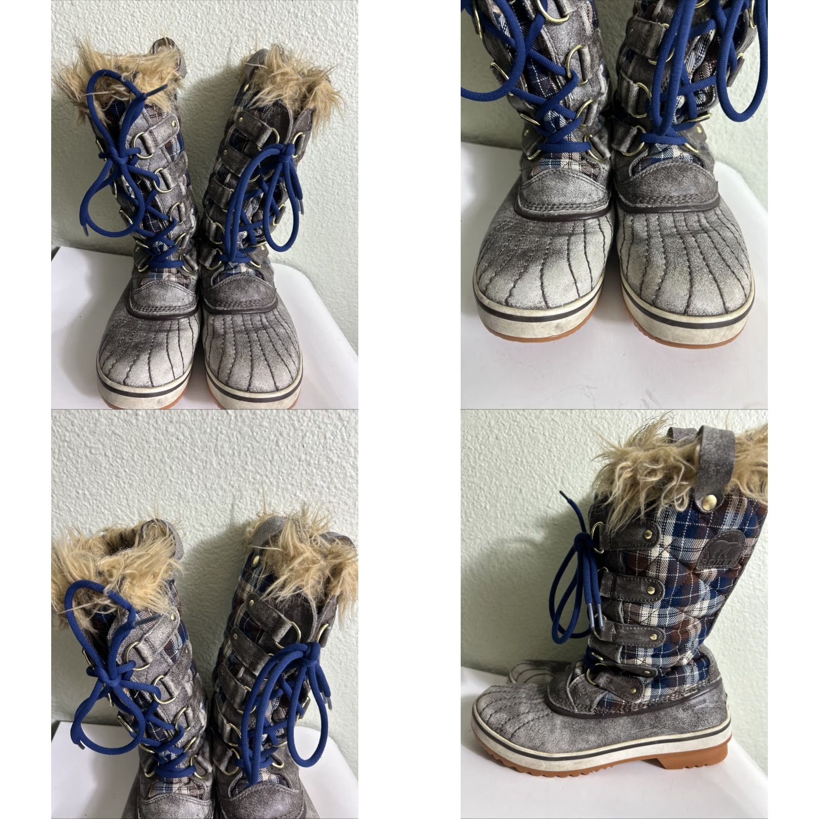 SOREL Sorel Tofino Boot Women Brown Gray Blue Waterproof Insulated Winter Sz 7 Size US 7 / IT 37 - 8 Thumbnail