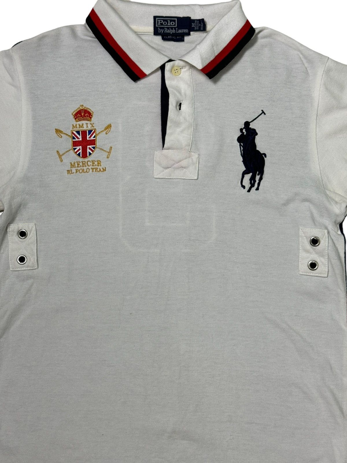 Polo Ralph Lauren × Vintage VINTAGE POLO RALPH LAUREN MERCER RL POLO TEAM Size US M / EU 48-50 / 2 - 2 Thumbnail