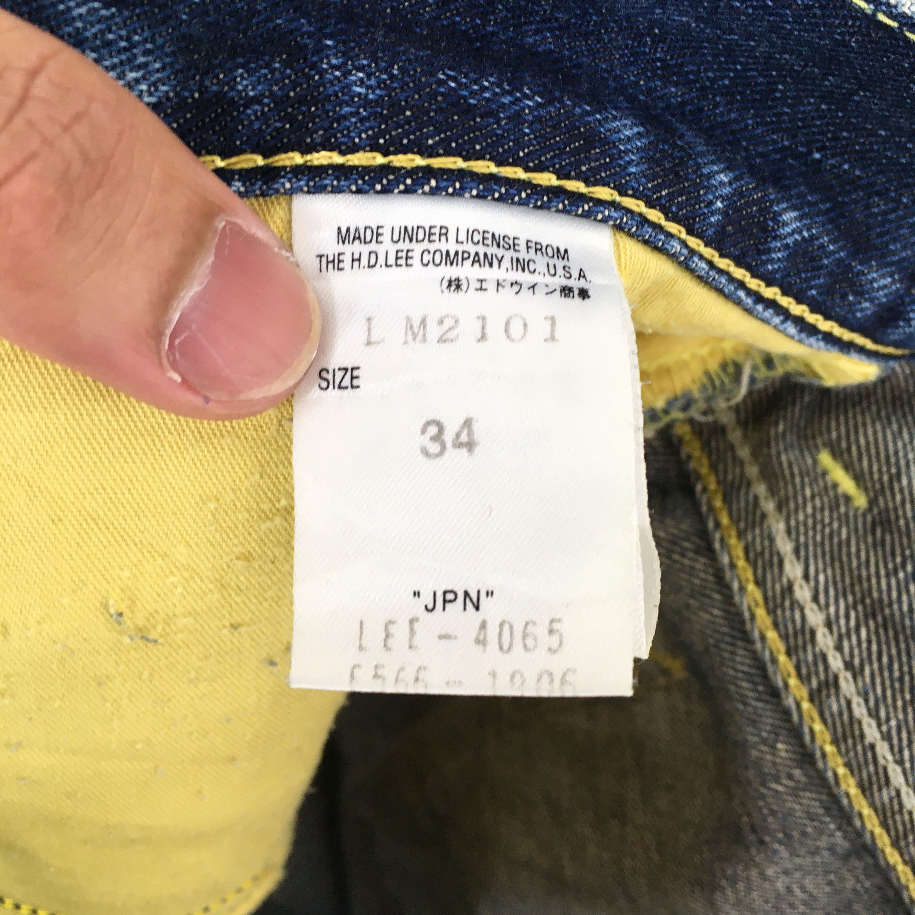 Lee Size 34x33 Vintage 90s Lee Riders Blue Stonewash Jeans S190 Size US 34 / EU 50 - 16 Thumbnail
