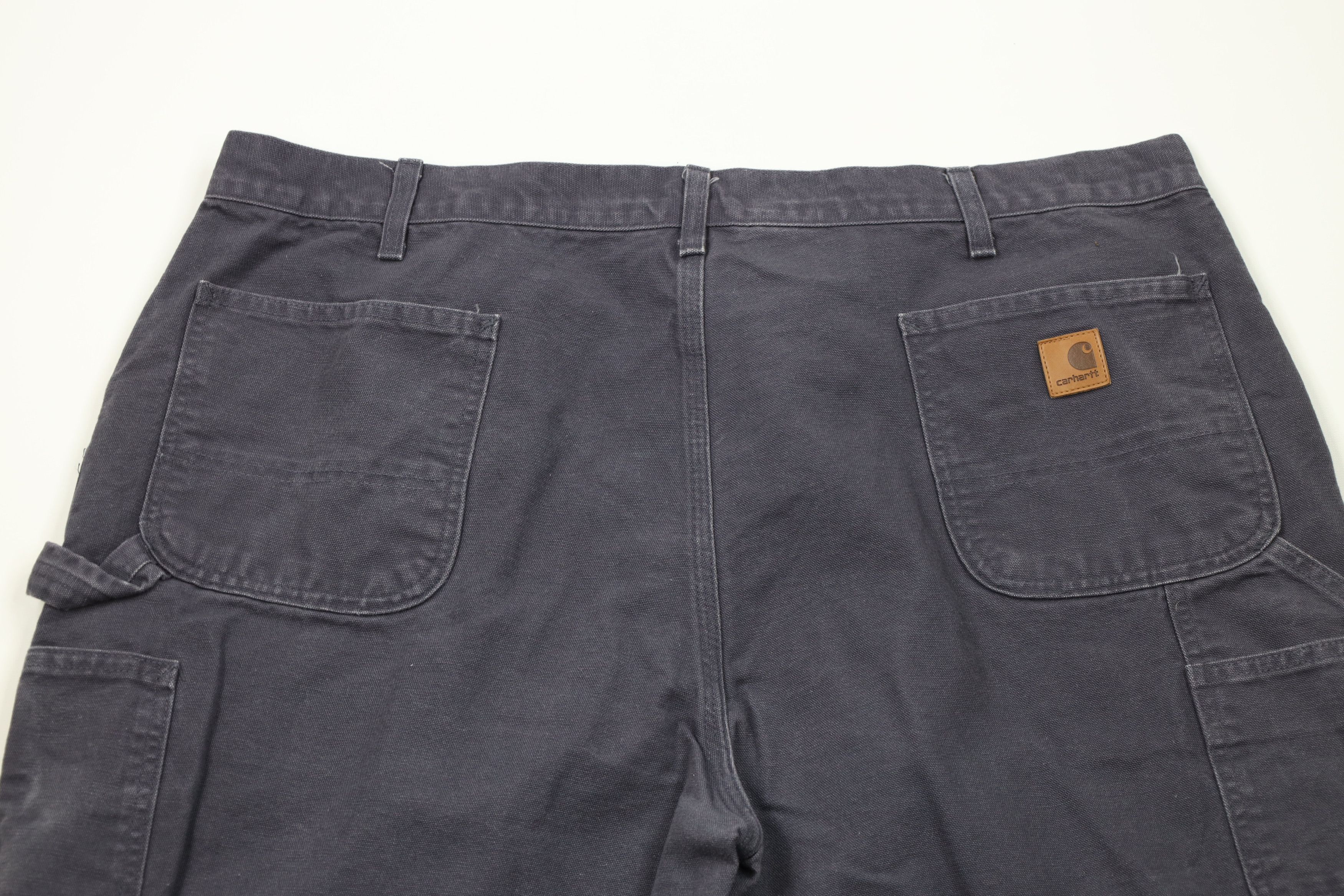 Carhartt Vintage Y2K Carhartt Wide Leg Canvas Dungaree Pants Blue Size US 44 / EU 60 - 10 Thumbnail