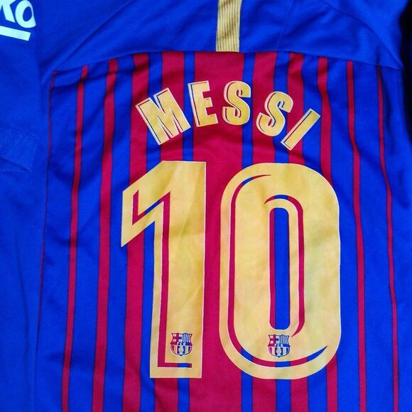 Nike Nike Dri-Fit FC Barcelona Lionel Messi Soccer Jersey 2017 Size US M / EU 48-50 / 2 - 1 Thumbnail
