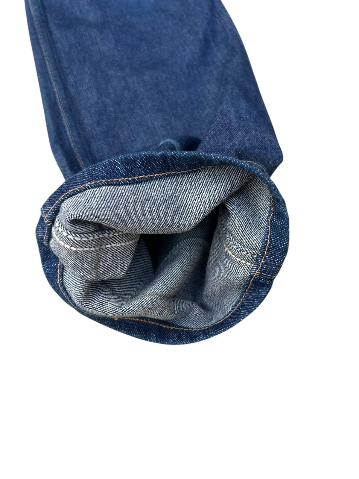 Wrangler Vintage Wrangler Blue Bell Distressed Mud Denim Jeans Size US 29 - 14 Thumbnail