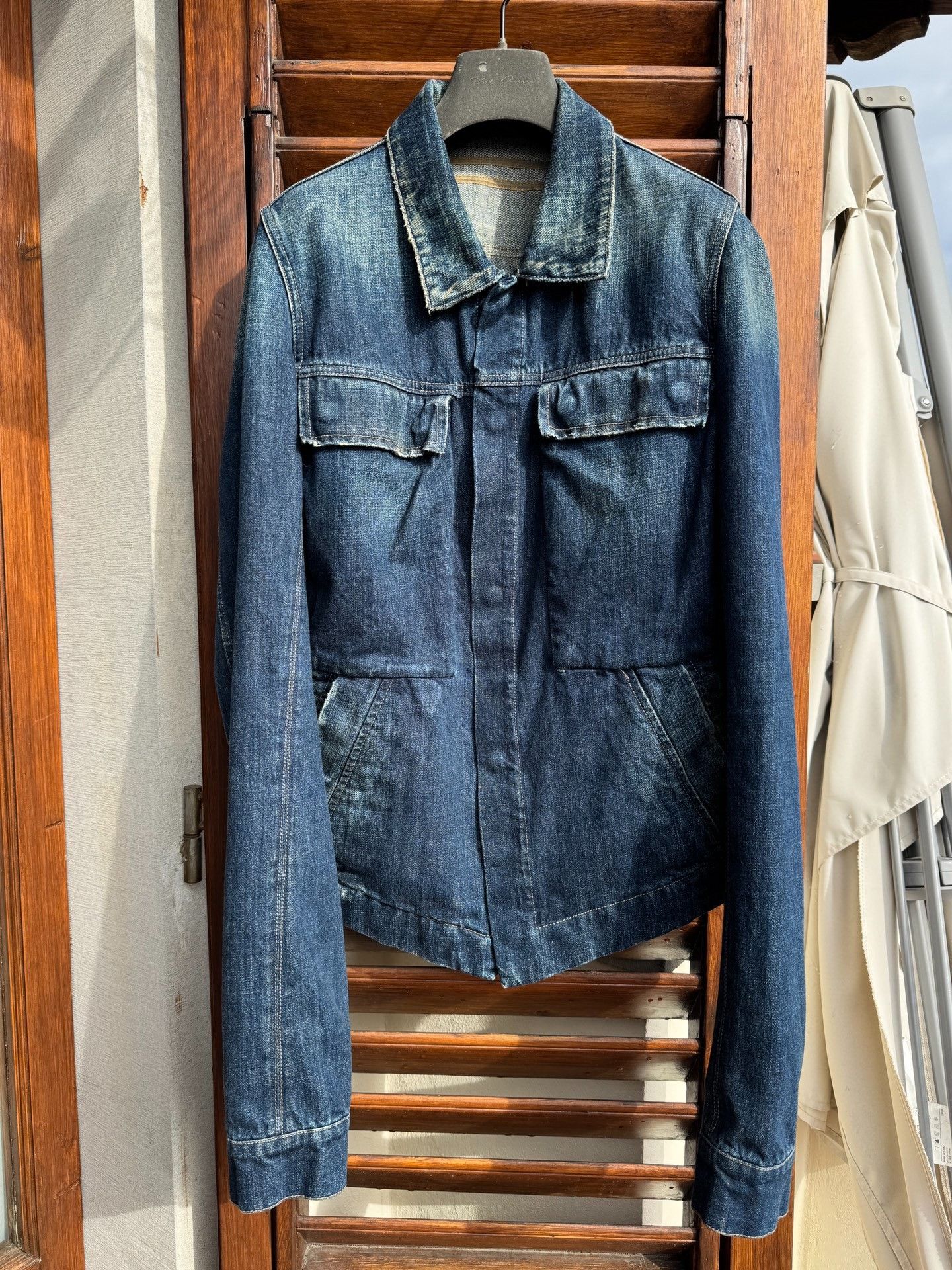 Rick Owens Rick Owens 06ss Early Trucker Jacket Size US M / EU 48-50 / 2 - 1 Thumbnail