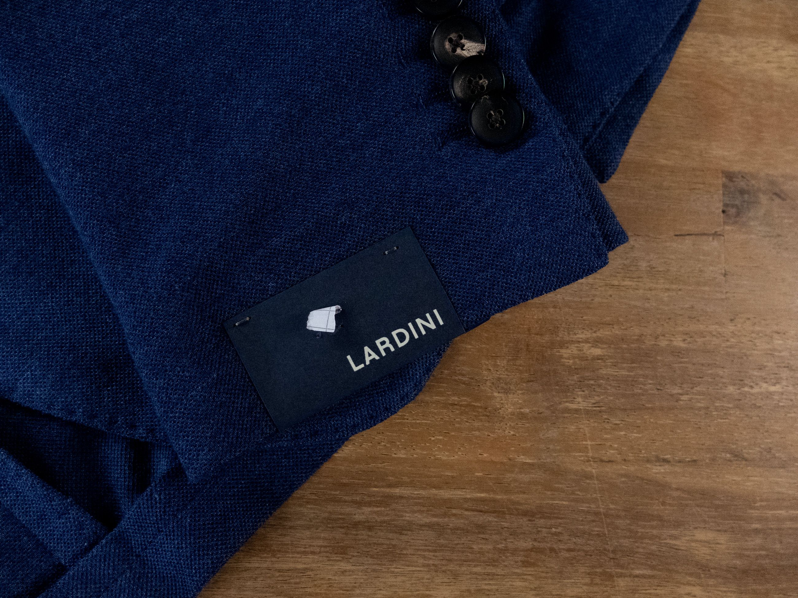 Lardini LARDINI Italy solid blue cashmere silk blazer jacket 38 48 Size 38R - 6 Thumbnail